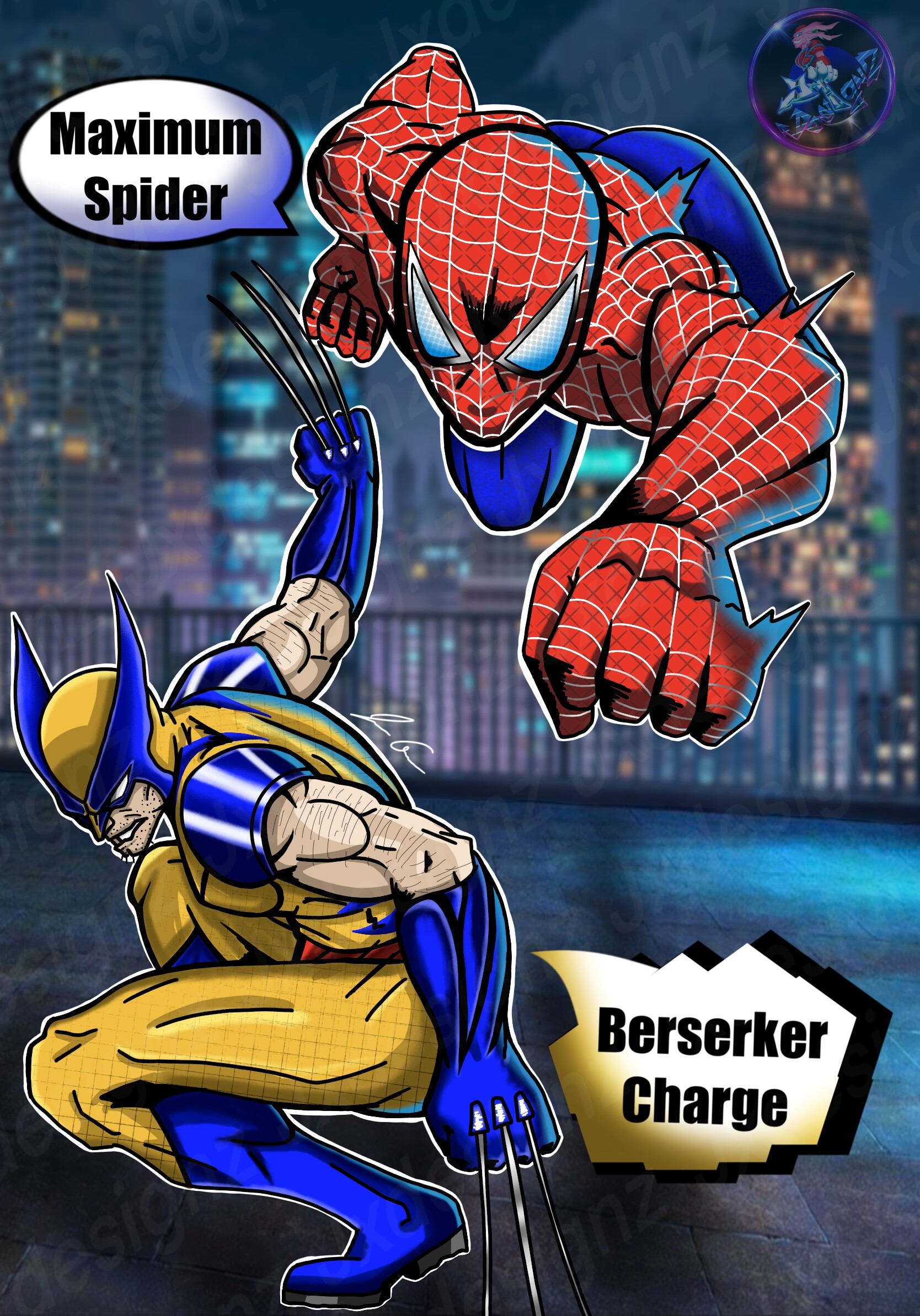 ArtStation SpiderMan and Wolverine