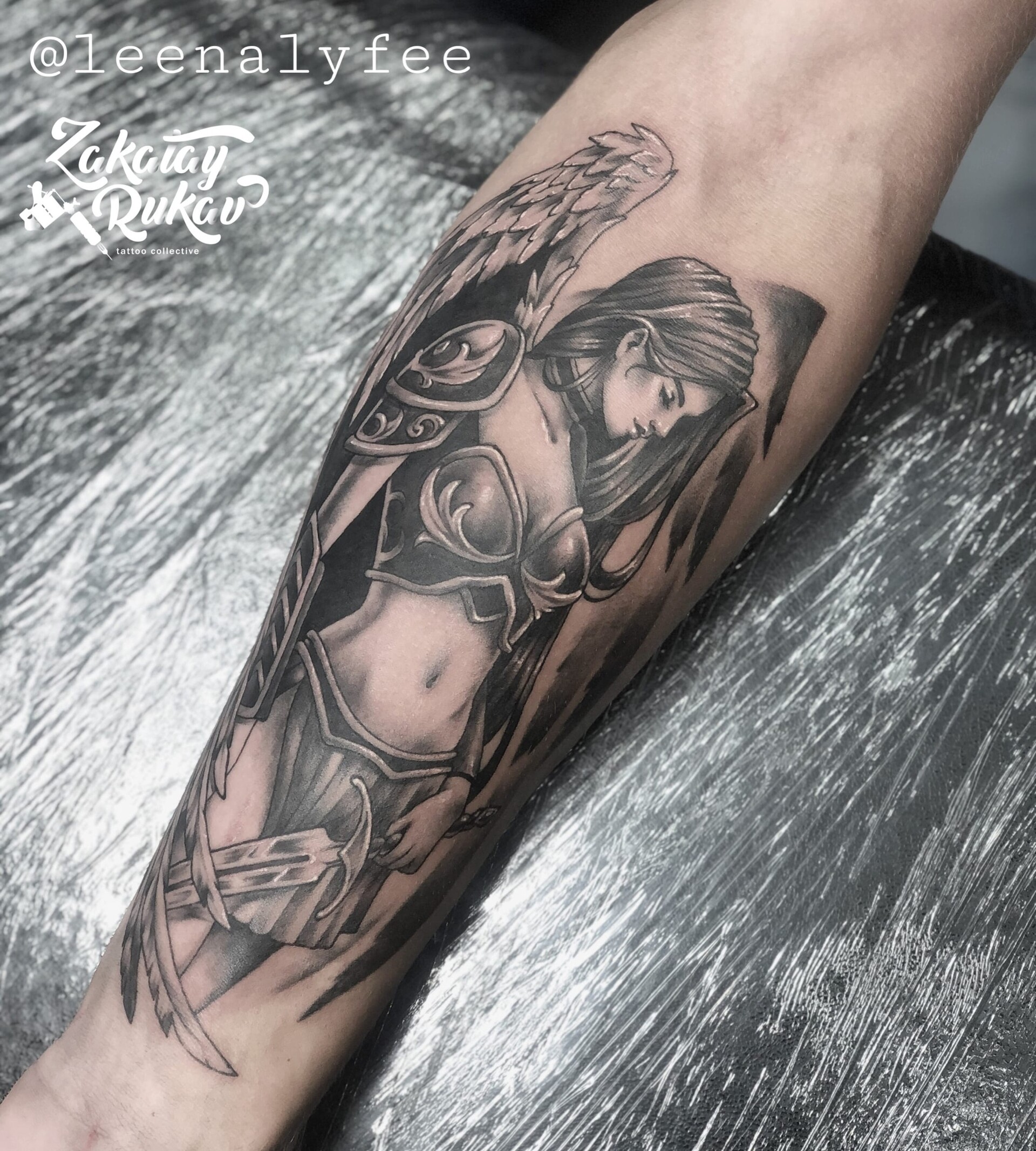 Warrior angel | Angel warrior tattoo, Angel tattoo designs, Archangel tattoo