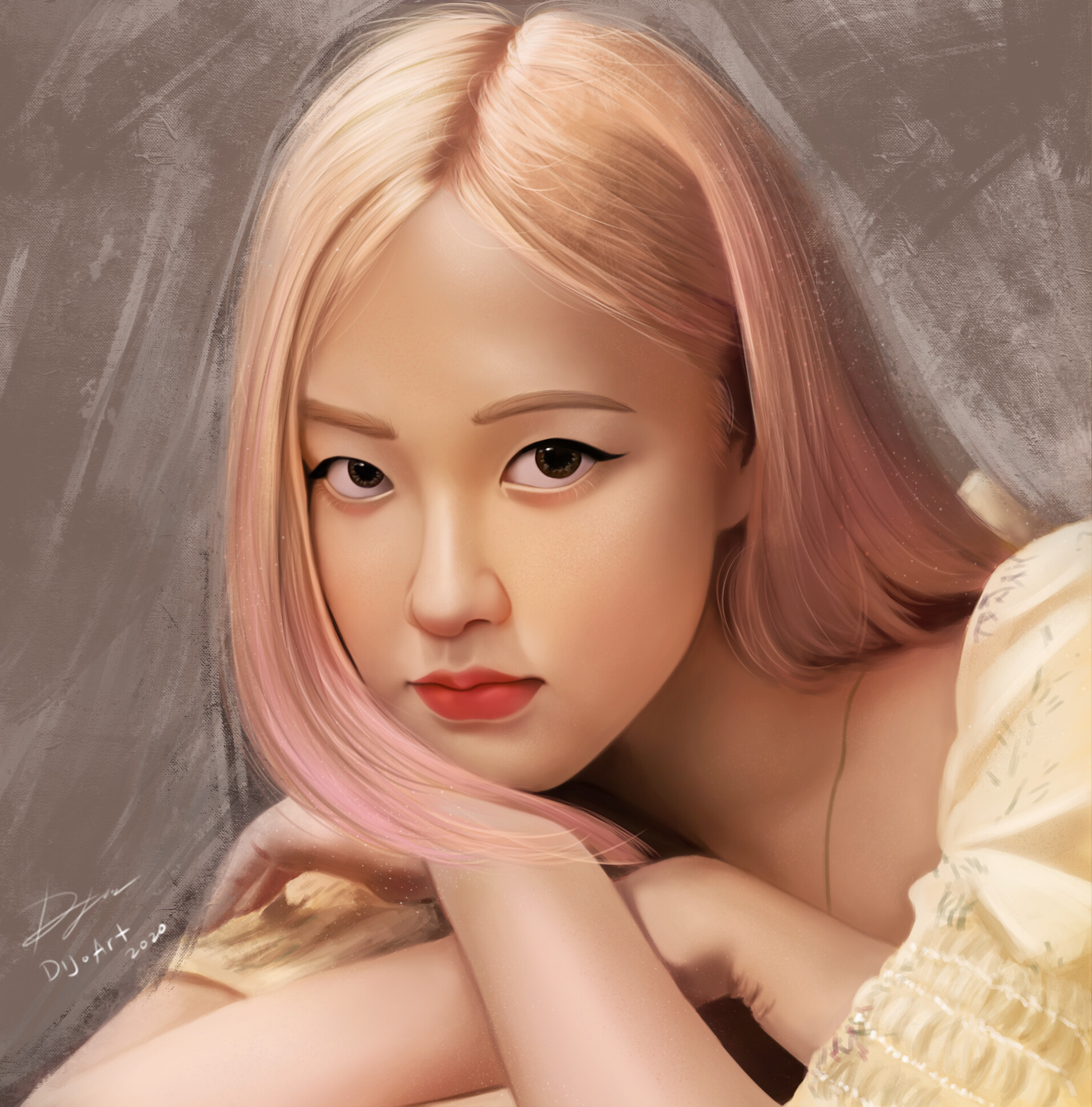 ArtStation BLACKPINK ROSE