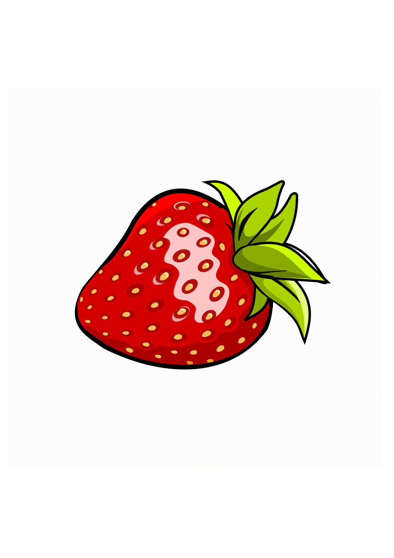 Akhila Mj - Strawberry# Vector Art
