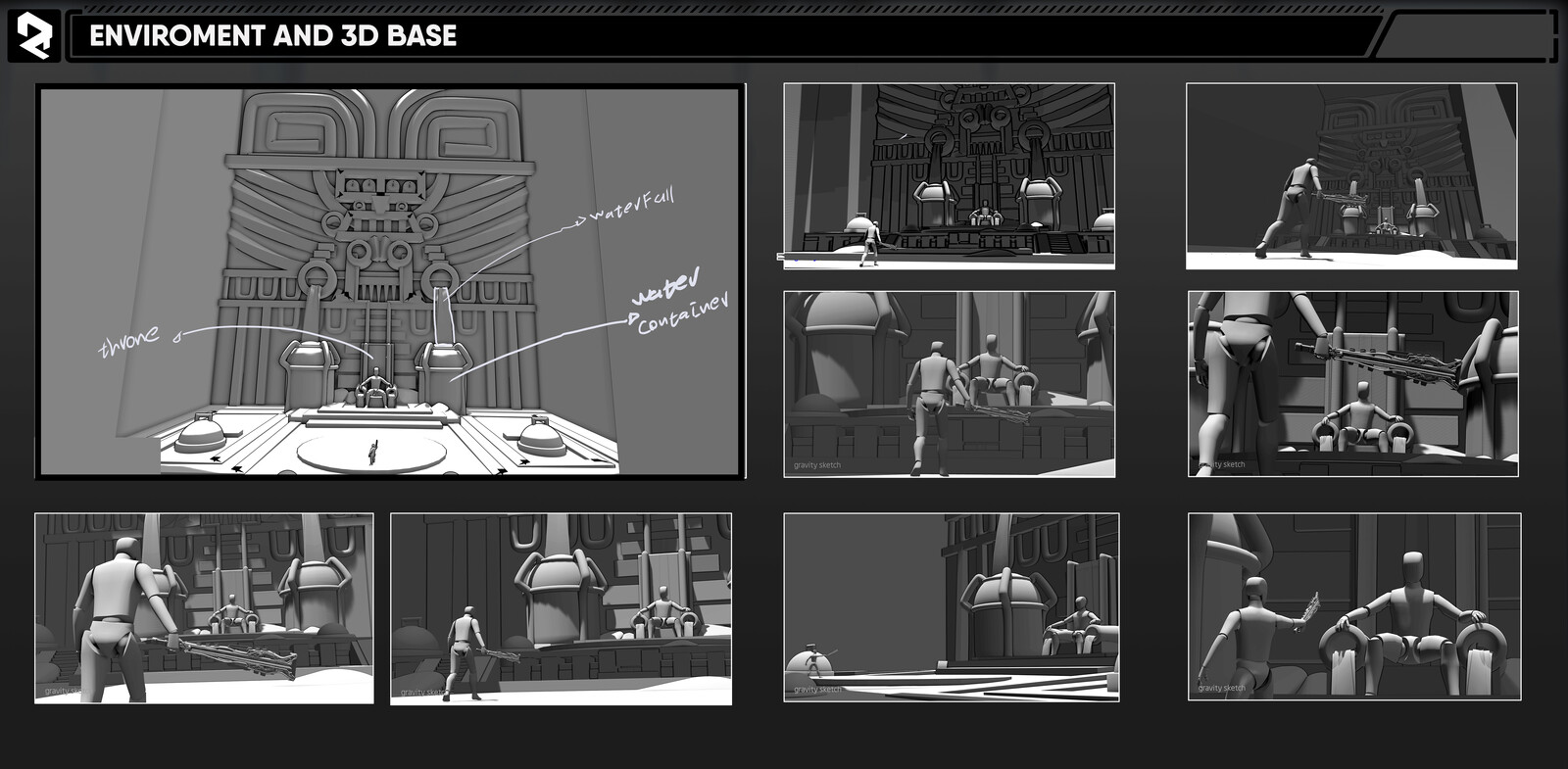 Gravity Sketch 3D Base and comp exploration.