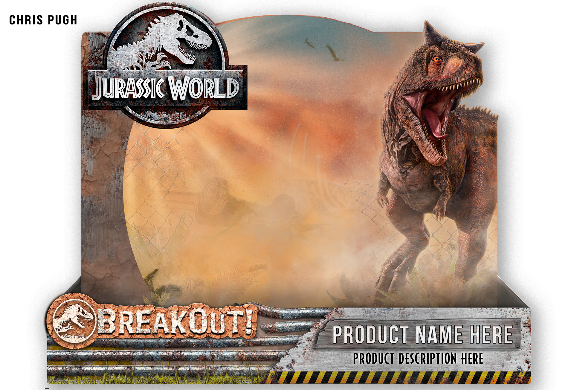 Chris Pugh Jurassic World Breakout Toy Packaging Personal
