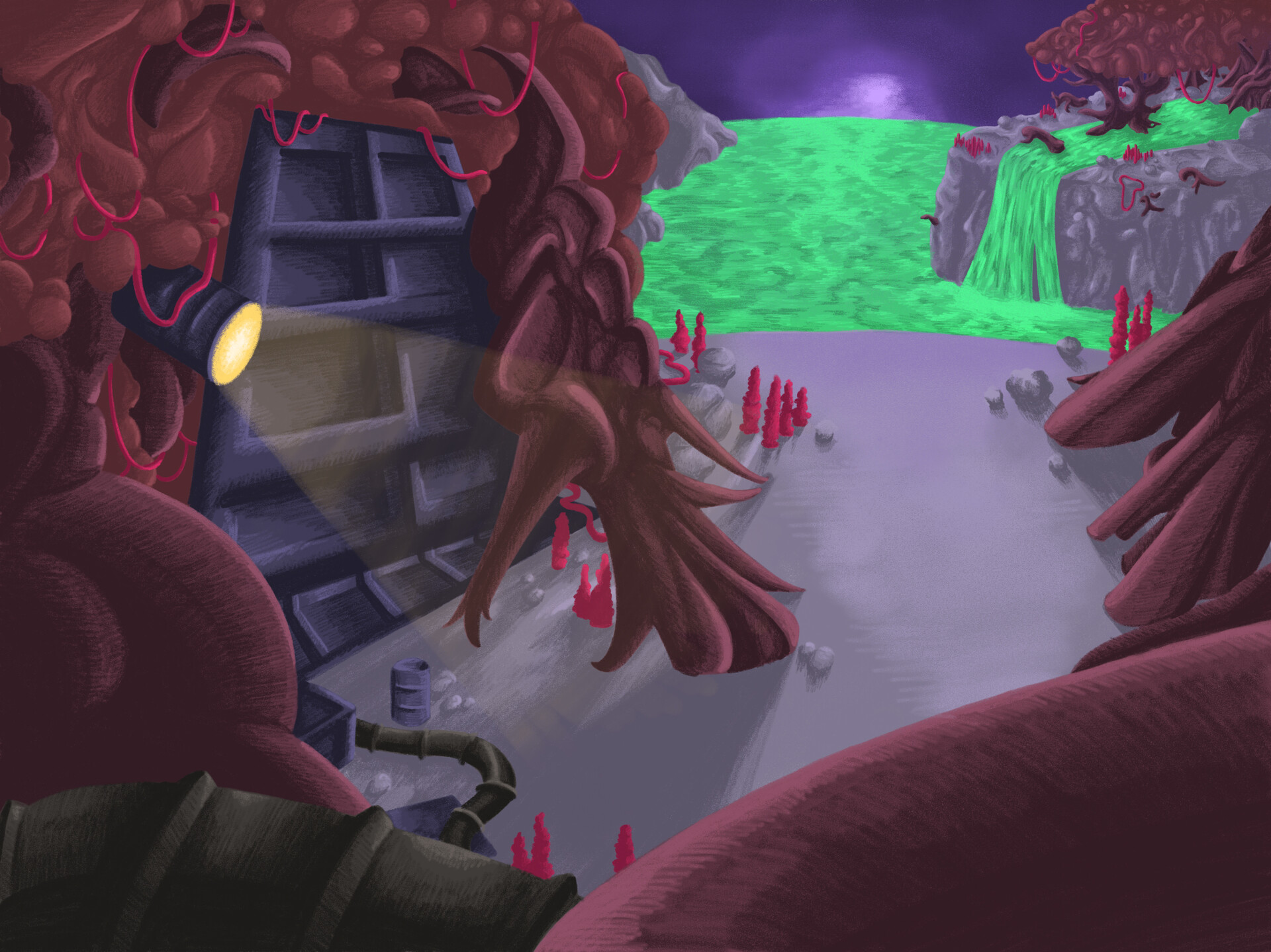 ArtStation Concealed Bunker Door