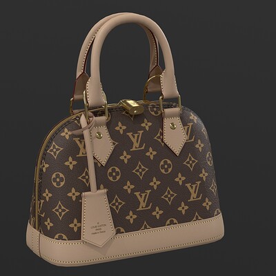 Louis Vuitton bag ALL SET Monogram Leather - 3D model by 3DMonk (@3dmonk)  [e306abb]