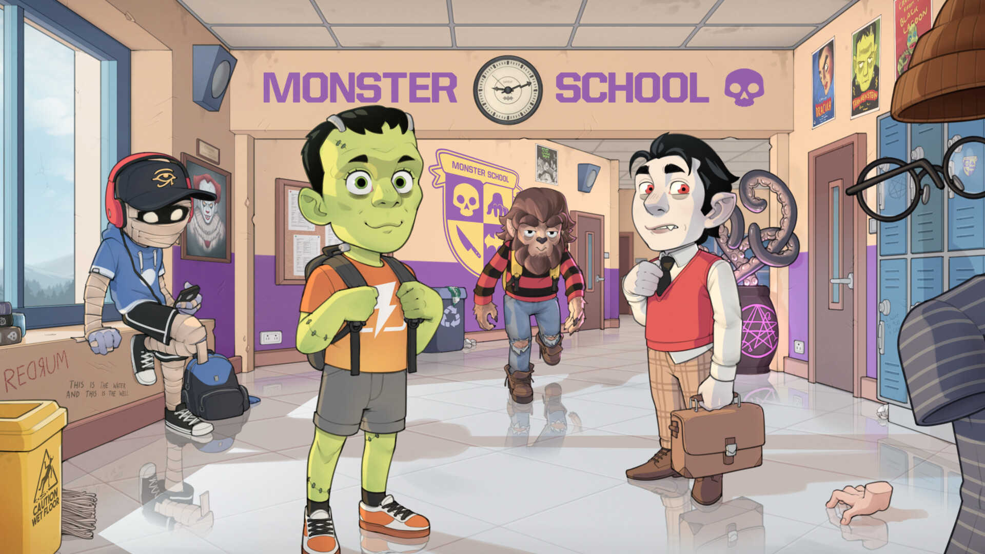 ArtStation - Monster School
