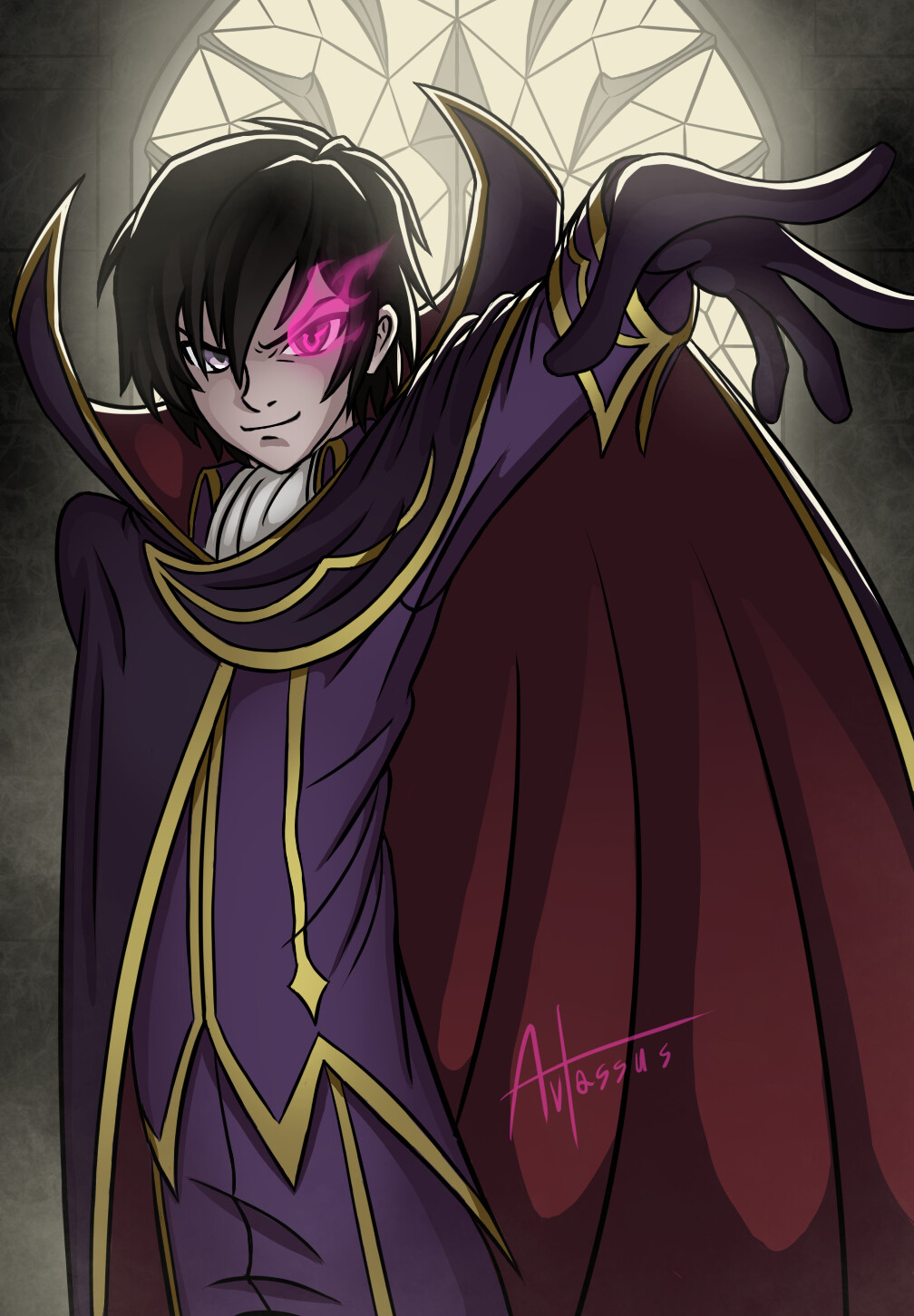 ArtStation - Lelouch - Fanart (Code Geass)