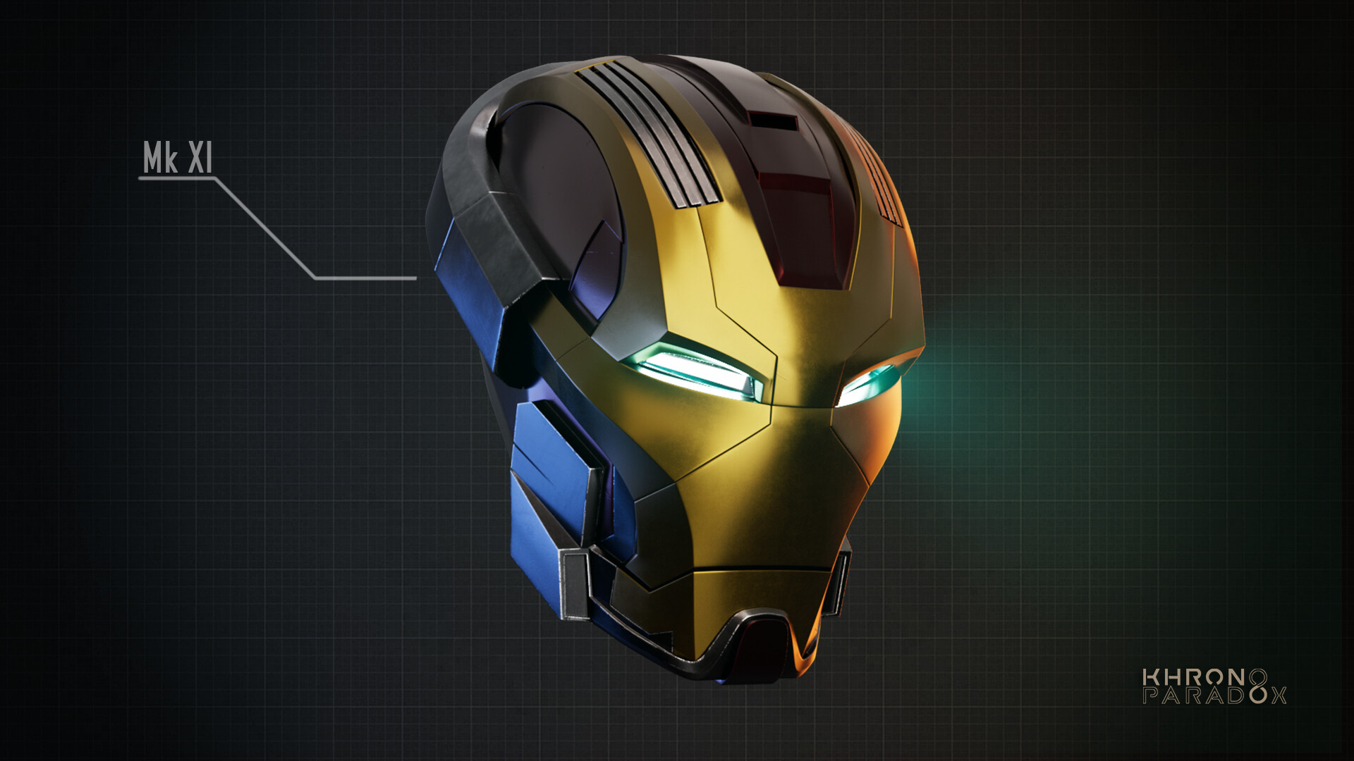 Khrono Paradox Iron man MK XI helmet
