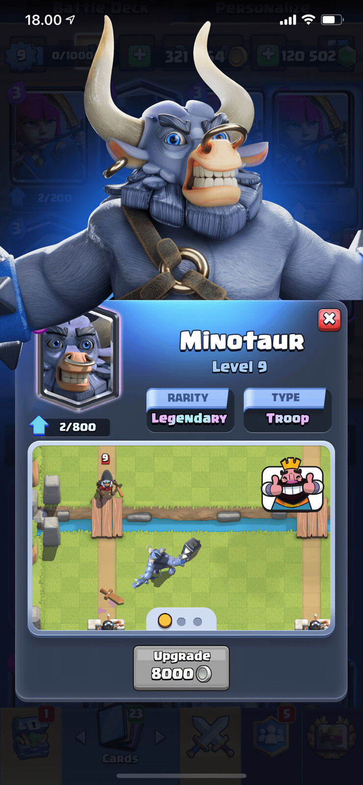 Ian Parra Minotaur Clash Royale Character contest.