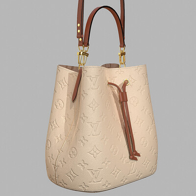ArtStation - Louis Vuitton Supreme Bag Keepall Bandouliere
