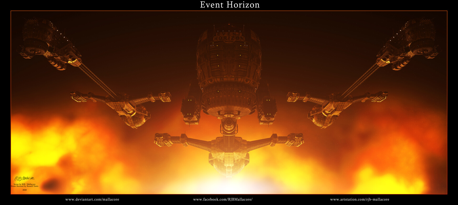 ArtStation Nightmare Ships Event Horizon