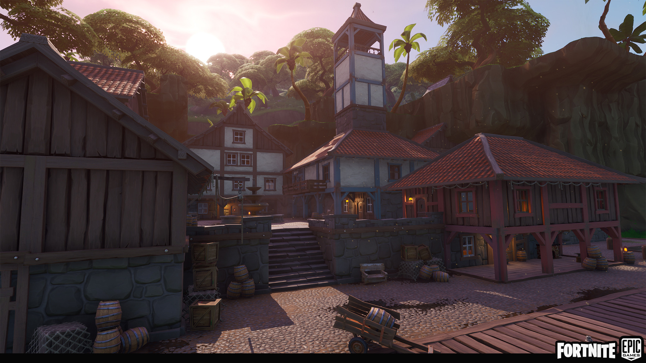 Pirate Village Fortnite Artstation Fortnite Pirate Town Martin Holmberg
