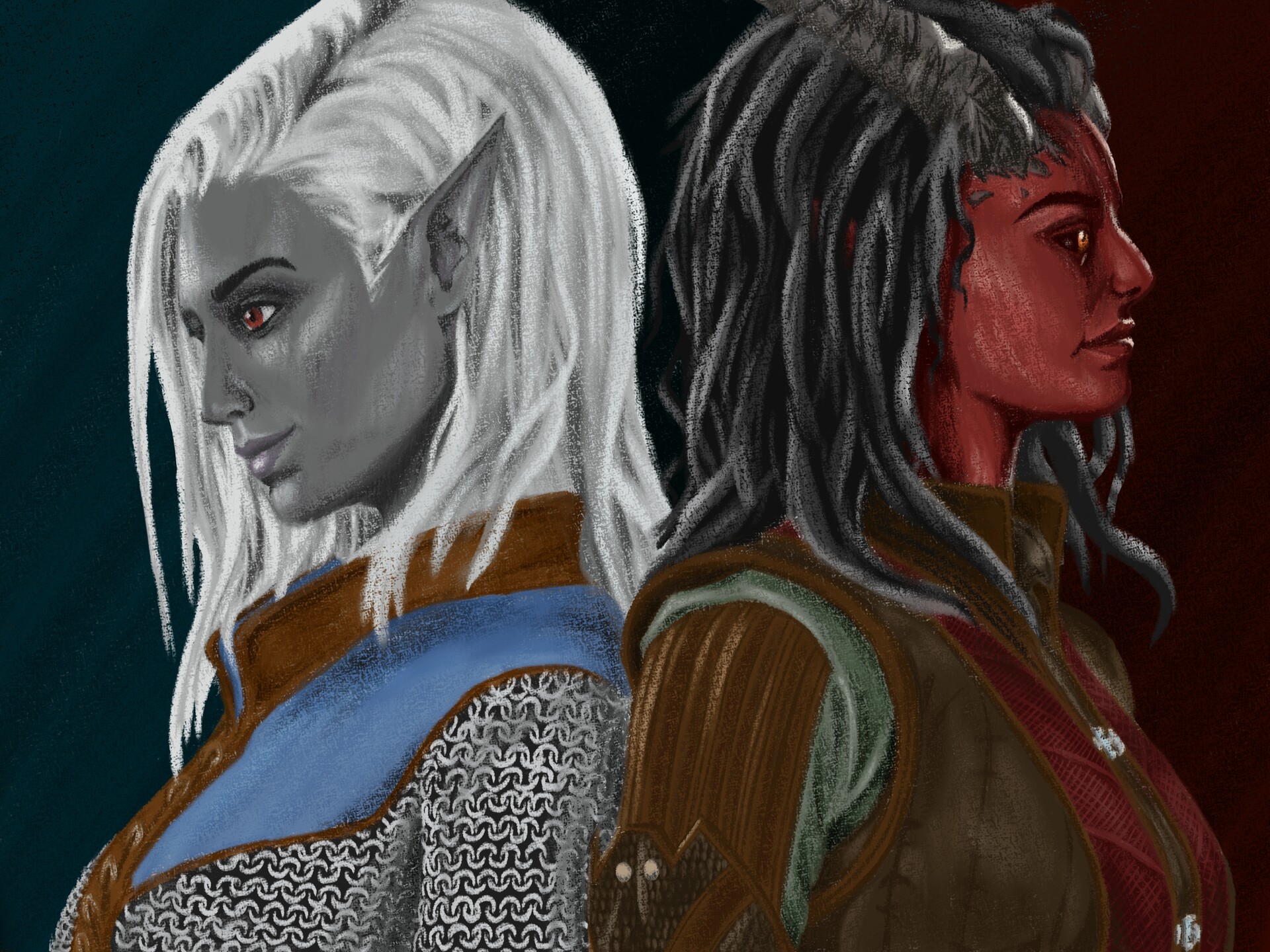 ArtStation - Baldurs Gate 3 Thiefling and Drow
