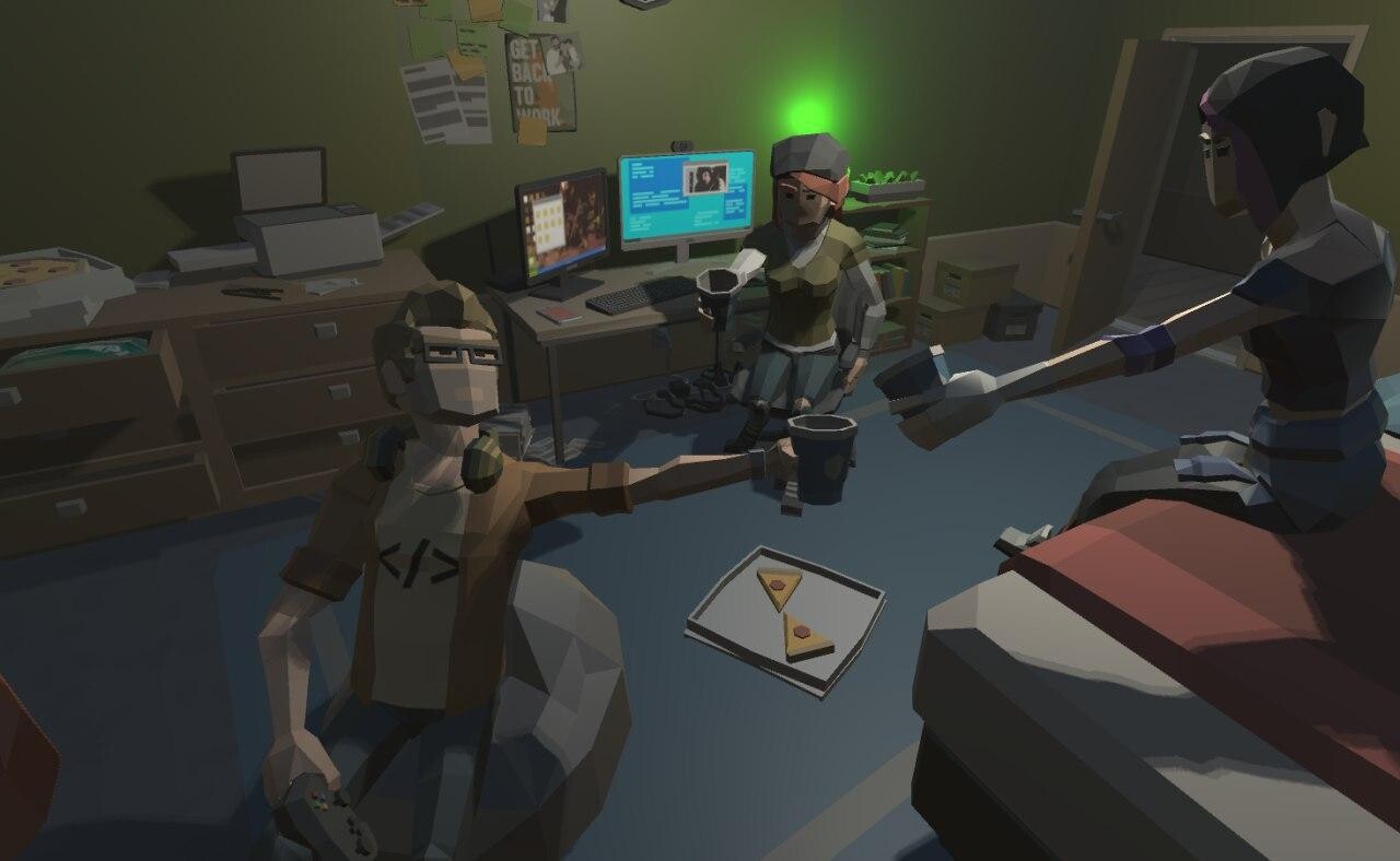 At the time of the creation of the project, attention was also paid to filling the "non-play" rooms, which the player could not get into, but could, passing by, pay attention through the gap in the door