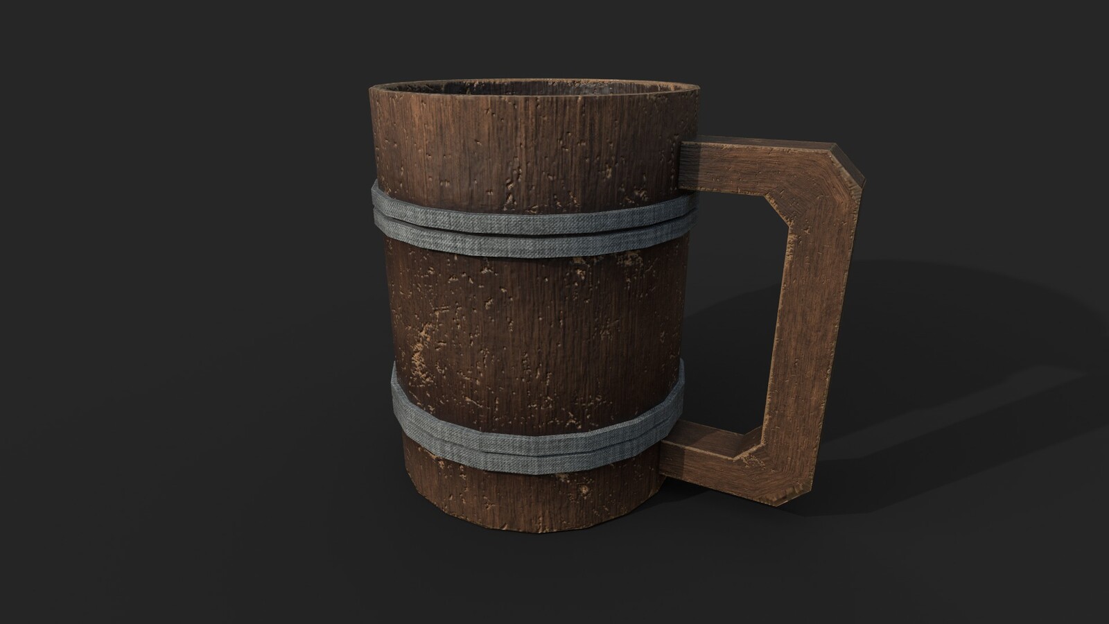 Wood Tankard 