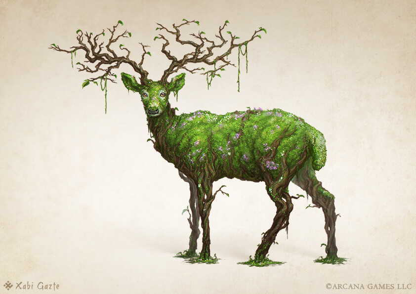 Moss fawn