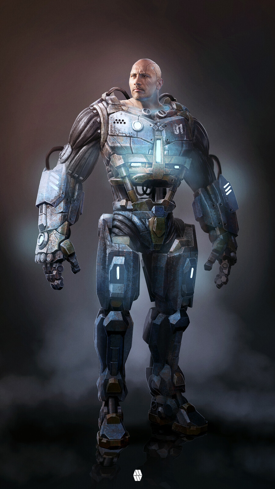 Dwayne 'The Bot' Johnson Concept - Personal Project 