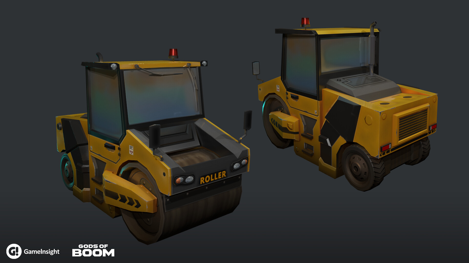 ArtStation - Road roller