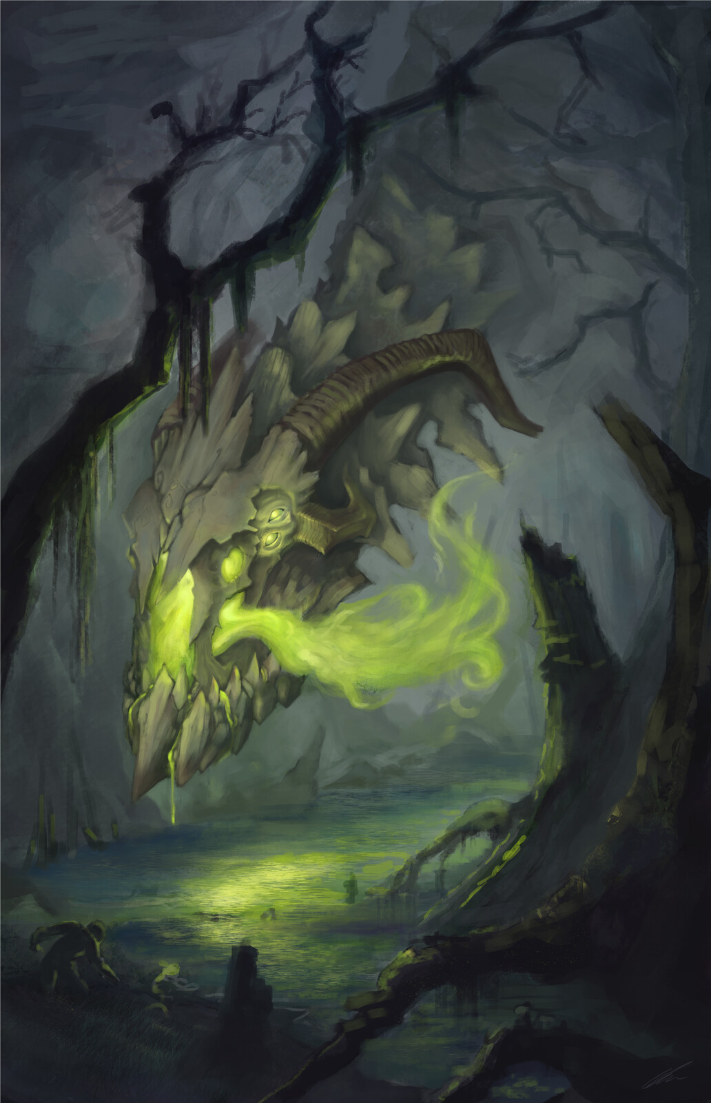 2019
The dragon of death that gnaws at the roots of Yggdrasil.