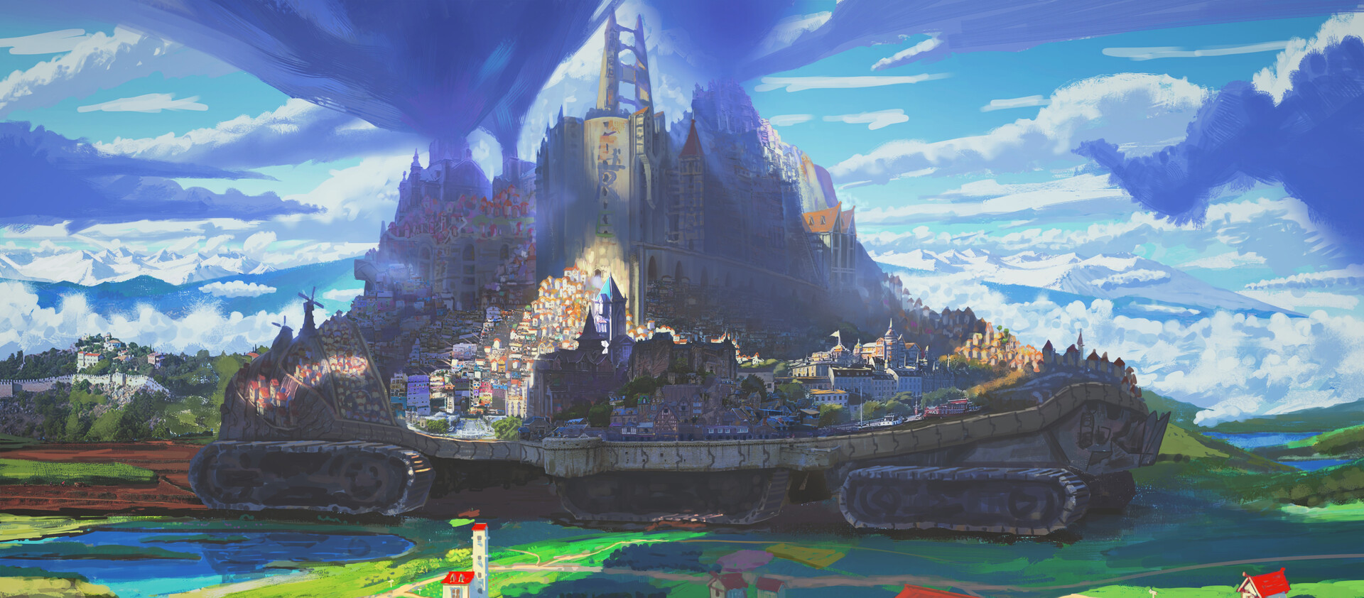 Artstation 移动城堡 威慑么啊 Artstation 移动城堡 威慑么啊