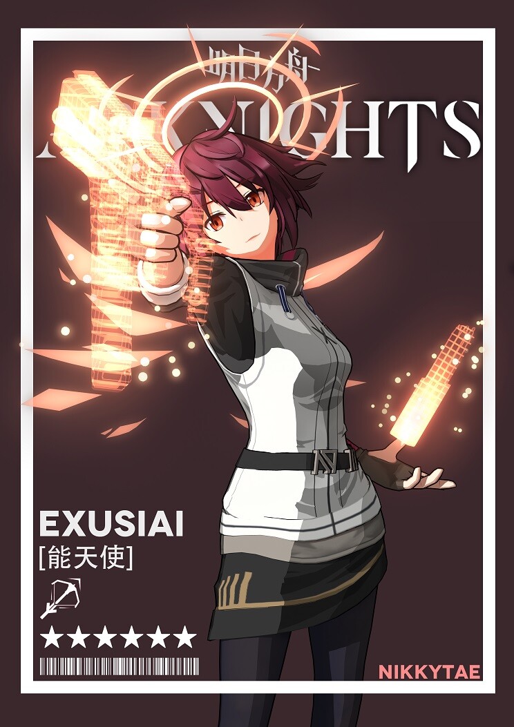 Mega cute Exusiai from the Arknights anime : r/arknights