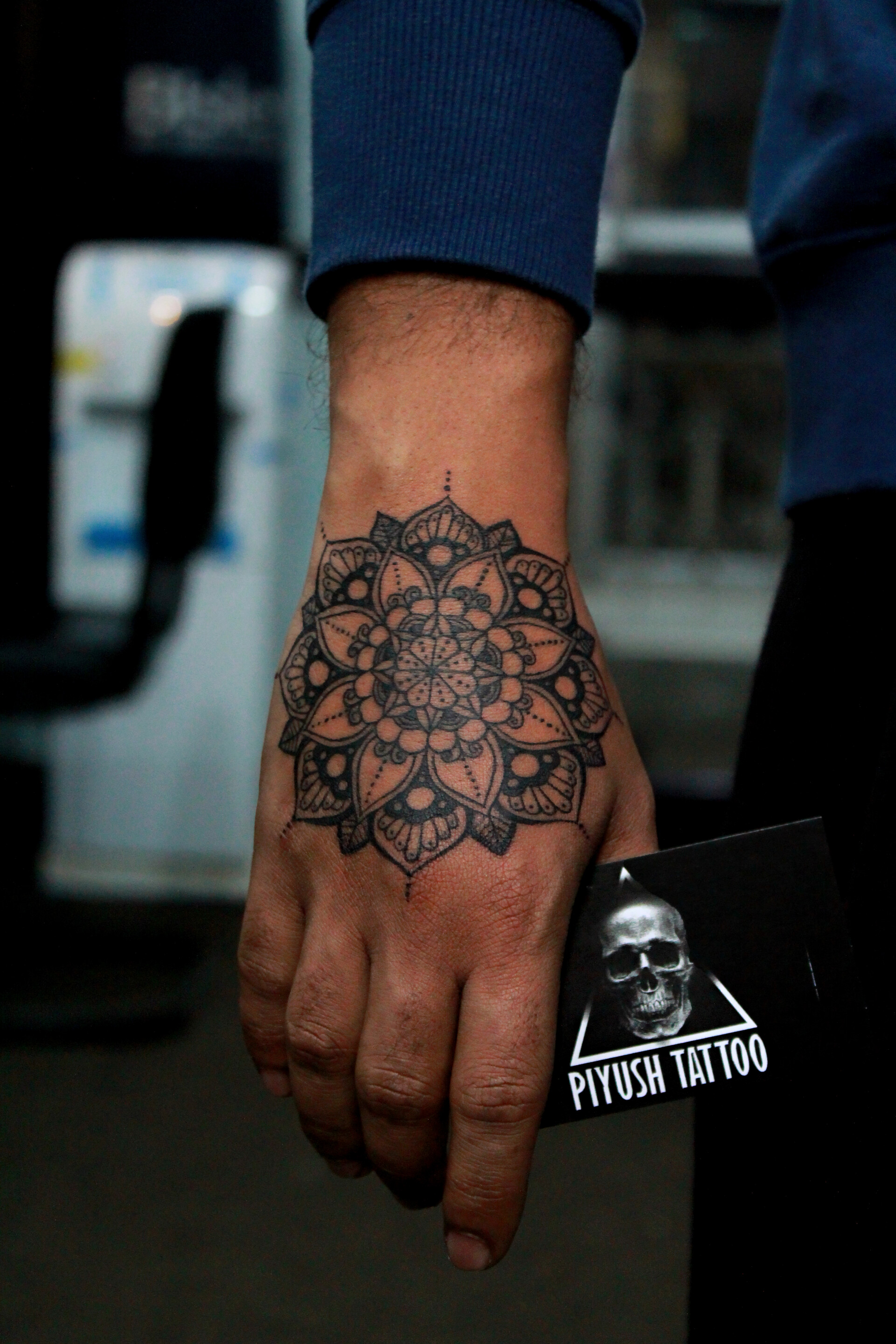 3D Black Moon Totem Wrist Temporary Tattoos For Women Men Lavender Triangle  Leaves Fake Tattoo Sticker Body Art Disposable Tatoo - AliExpress