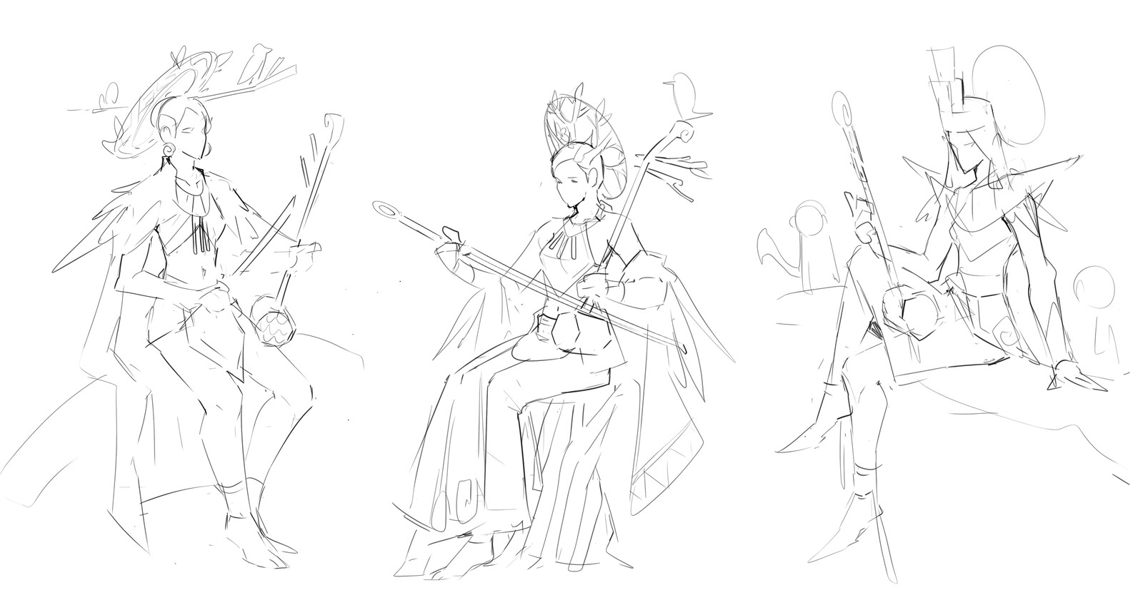 Initial sketches