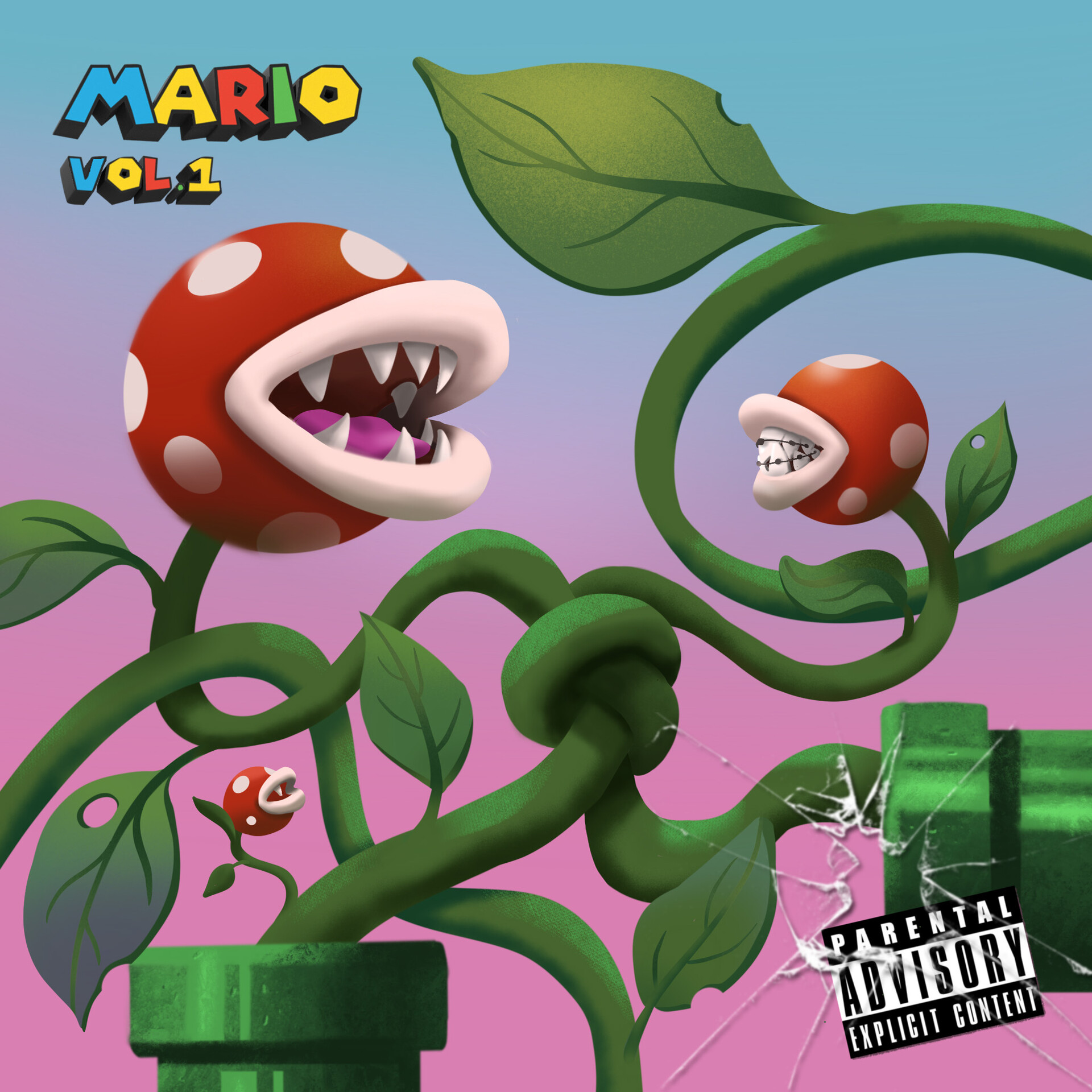 ArtStation Super Mario Album Cover