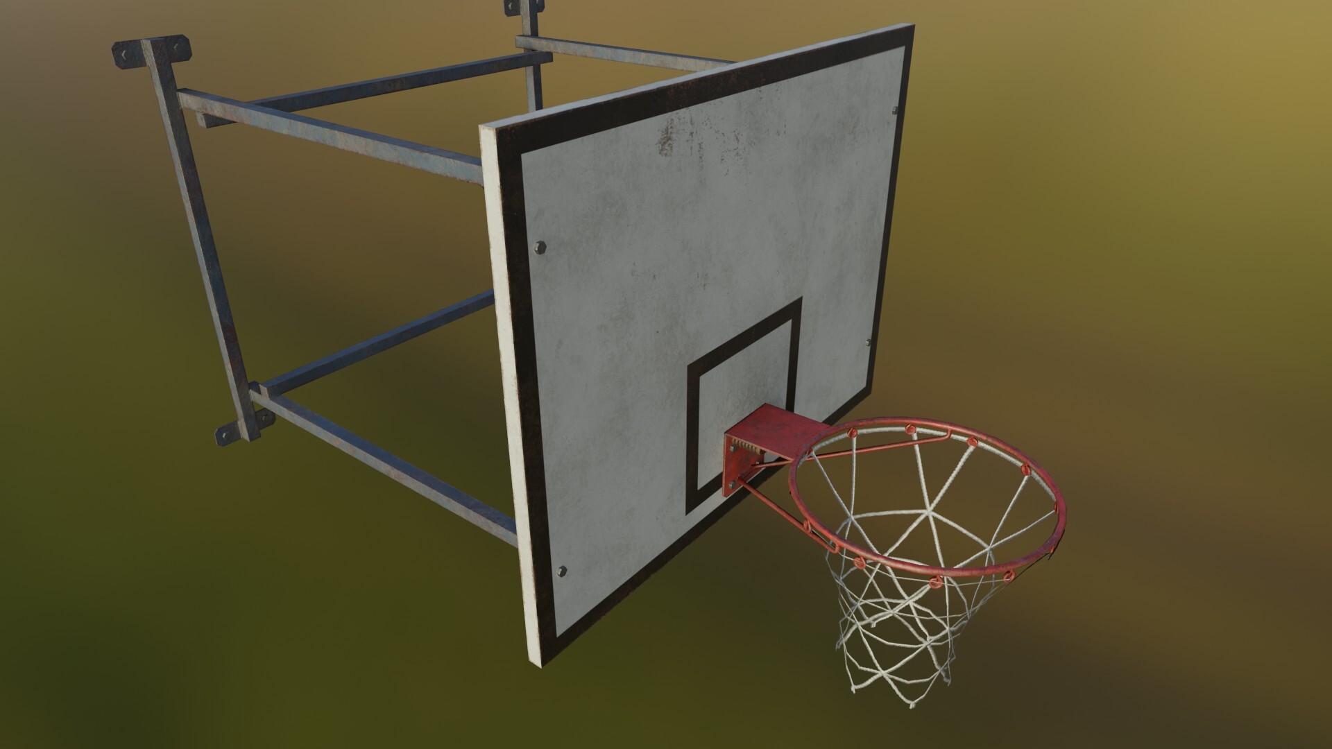 ArtStation - Basketball Hoop System 3D Model