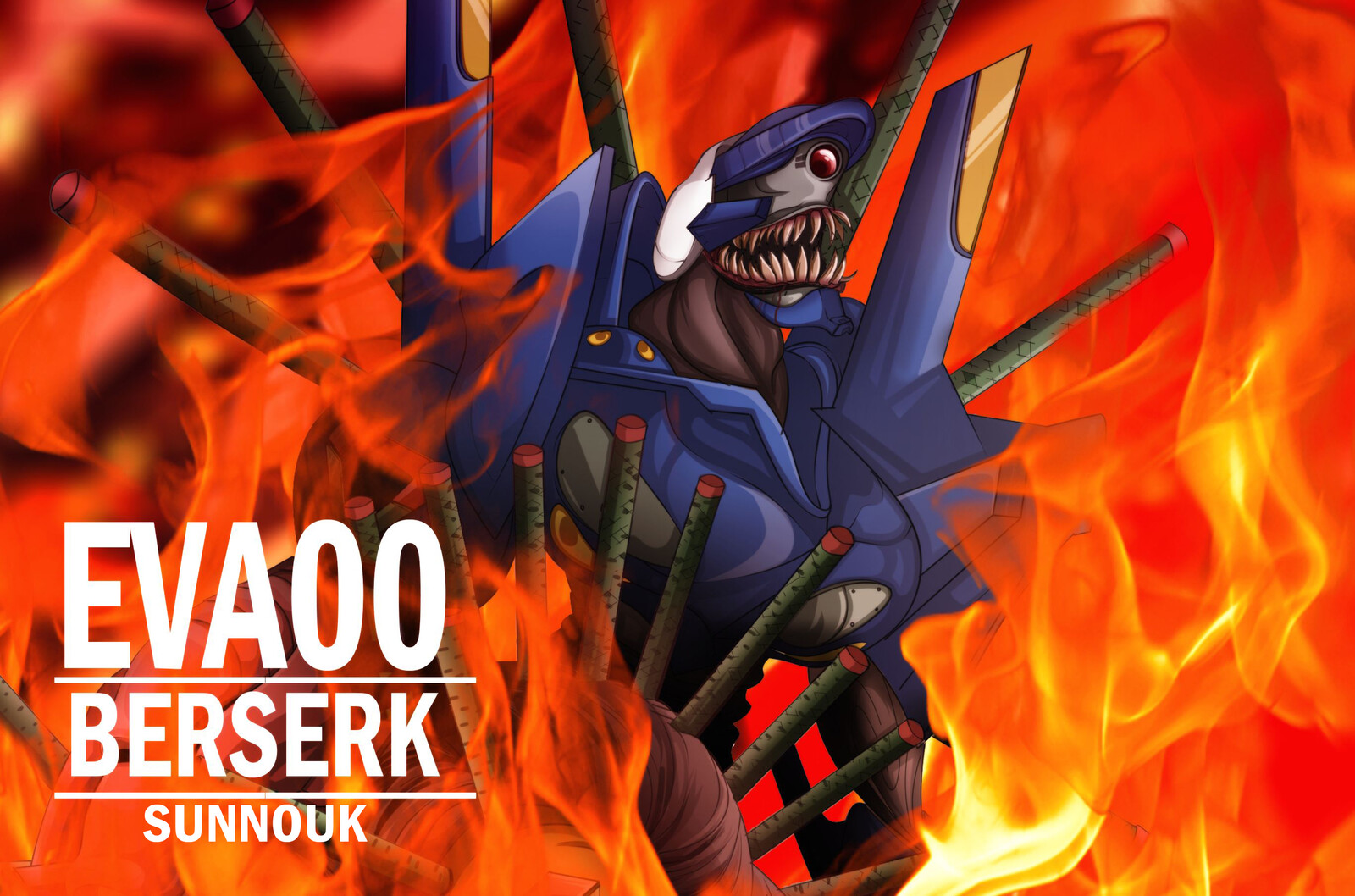 EVA02 Berserk Mode / DigitalDraw - Sunnouk