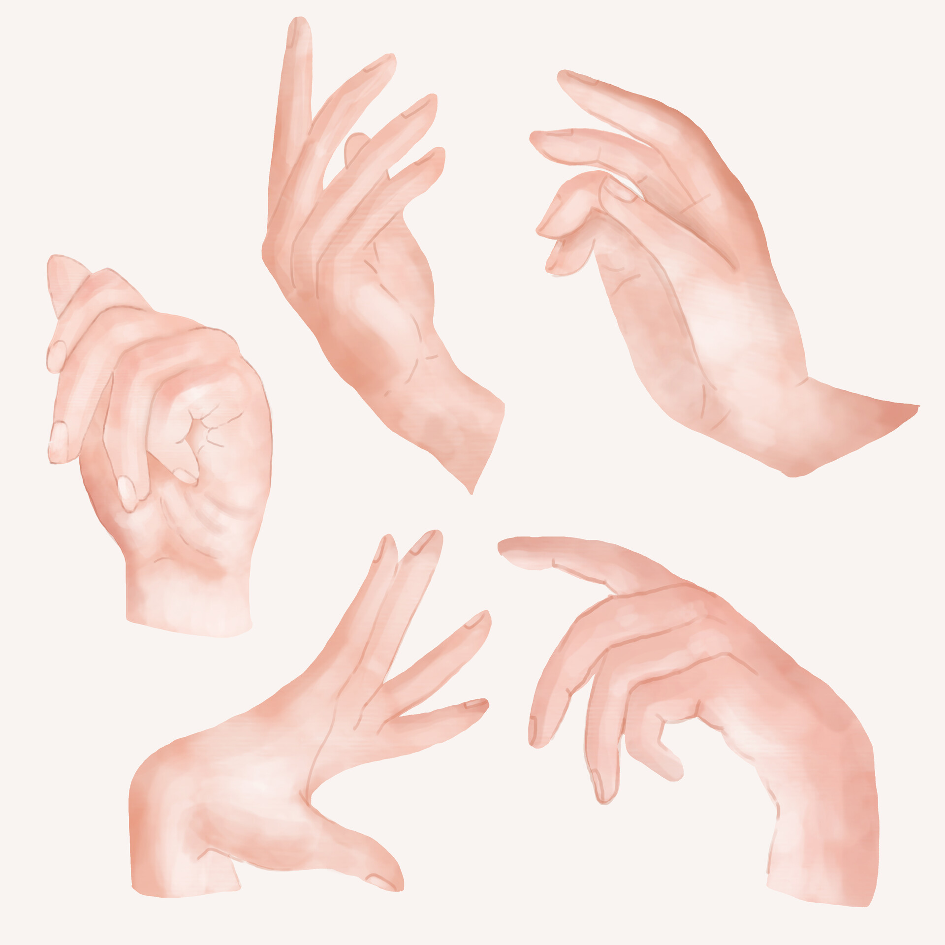 Hand Gestures and Simplifying the Hand! “Anatomy How to Draw by Leriisa #1”  by Leriisa - Make better art | CLIP STUDIO TIPS