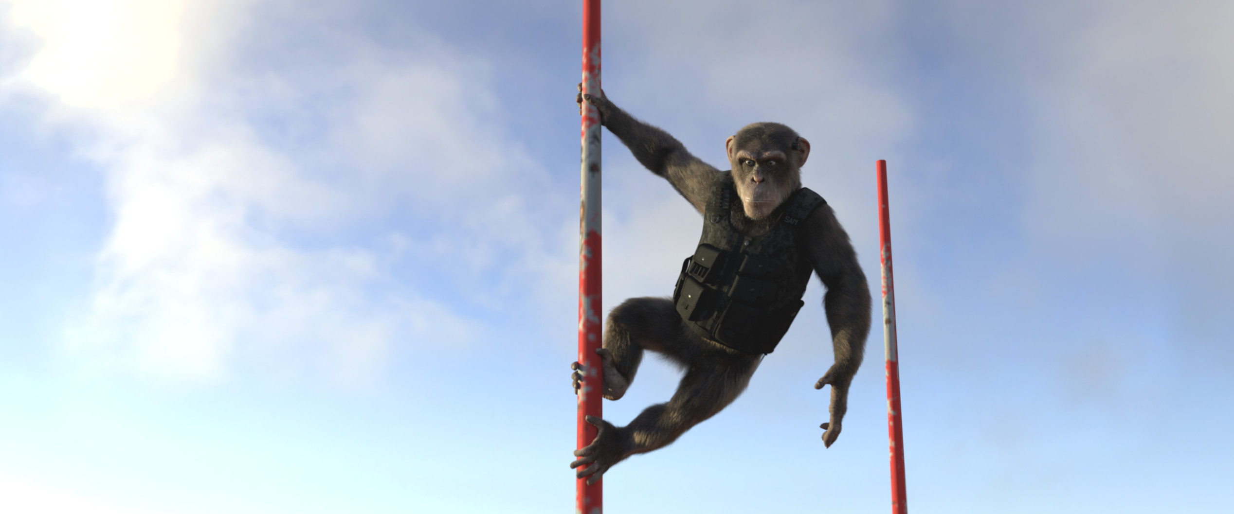 Responsible for rendering, compositing, and zipline/handlebar model/texture