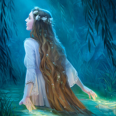 April borchelt in the water small
