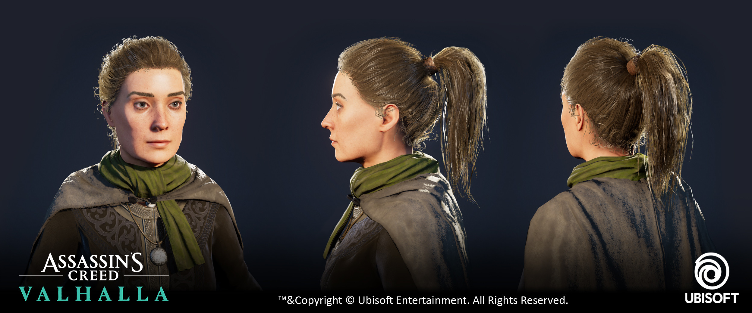 Dominique Gagné - Assassin's Creed Valhalla - Hairstyles Part 02