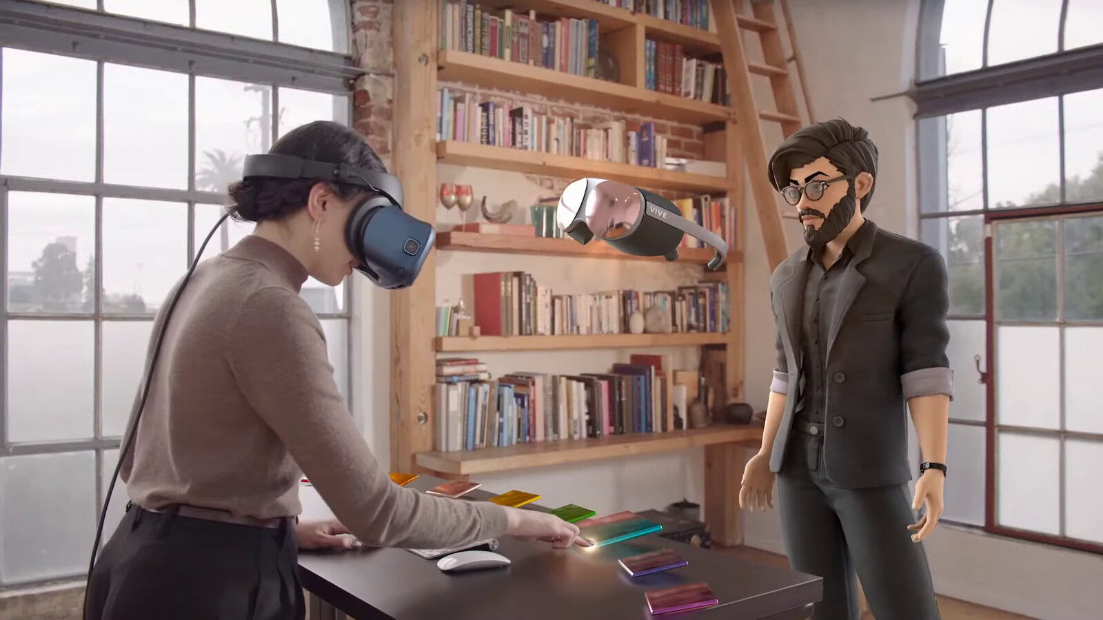 A new sneak peek at some of the concept work our team at HTC Vive Creative Labs has been developing. Remote work with Virtual Avatars!