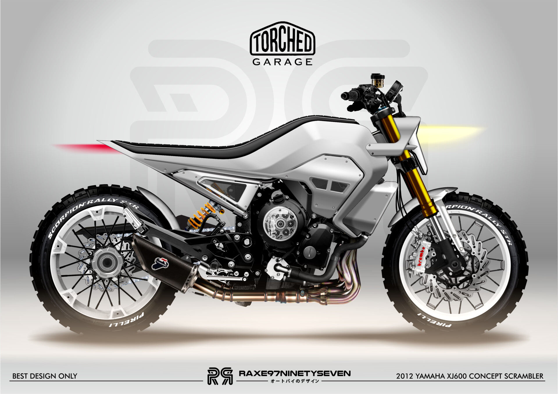 Radite Octavanka YAMAHA XJ600 NEO SCRAMBLER CONCEPT BIKE BY RAXE97NINETYSEVEN