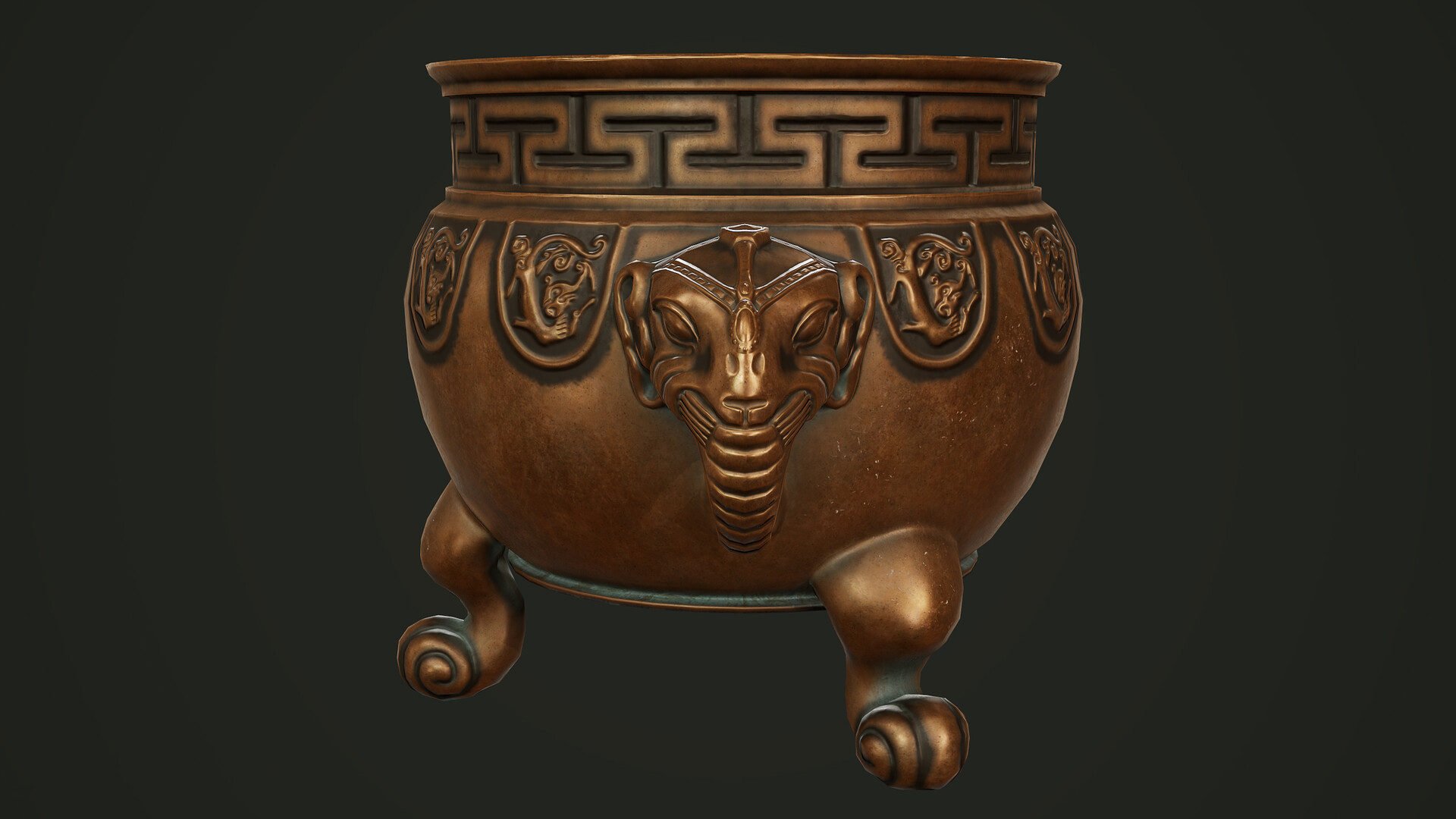ArtStation - Tibetan Bronze Censer