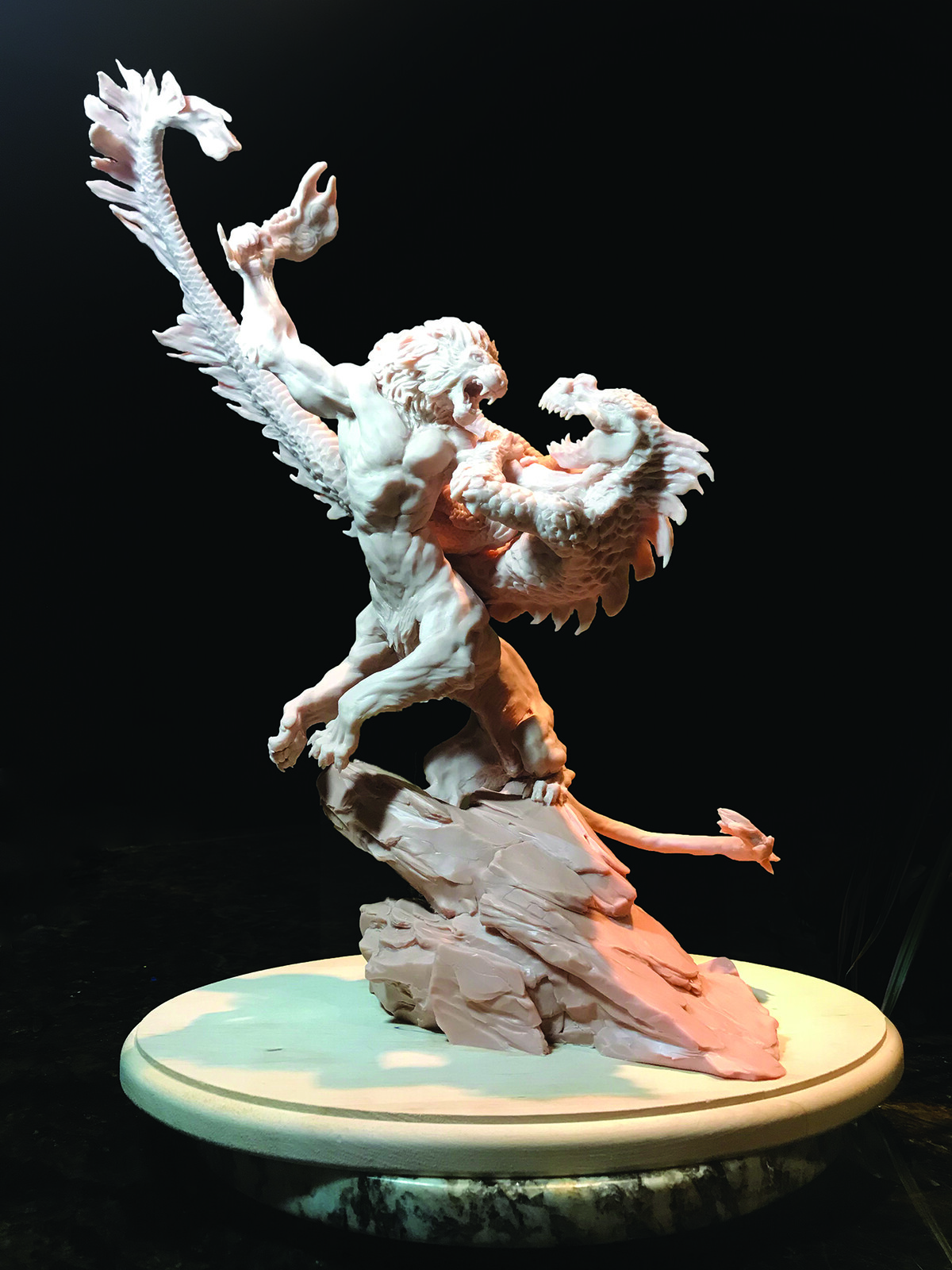 Daren Bader Tribes of Kai sculpture