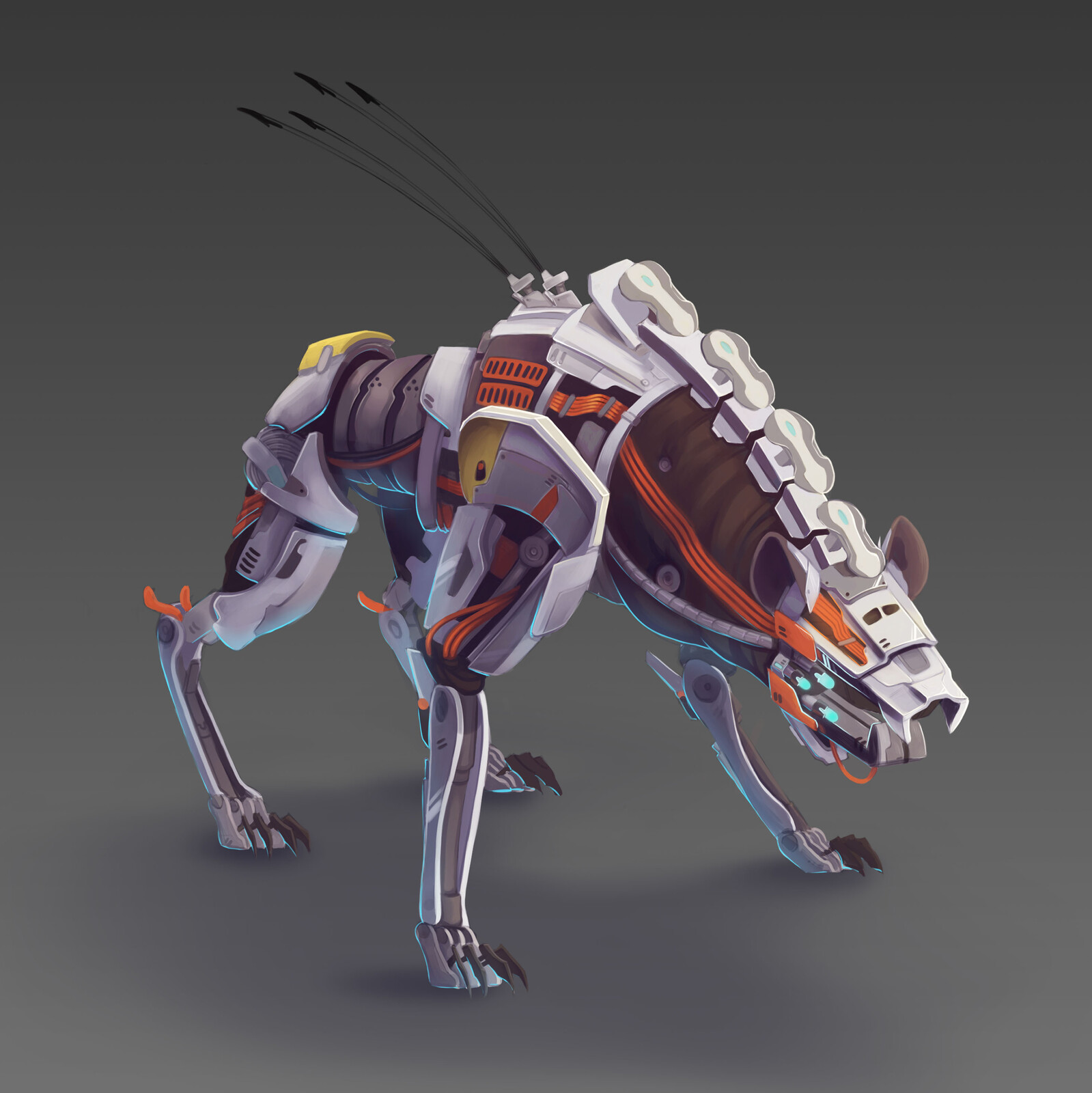 Artstation Horizon Zero Dawn Hyena Astrid Rauline