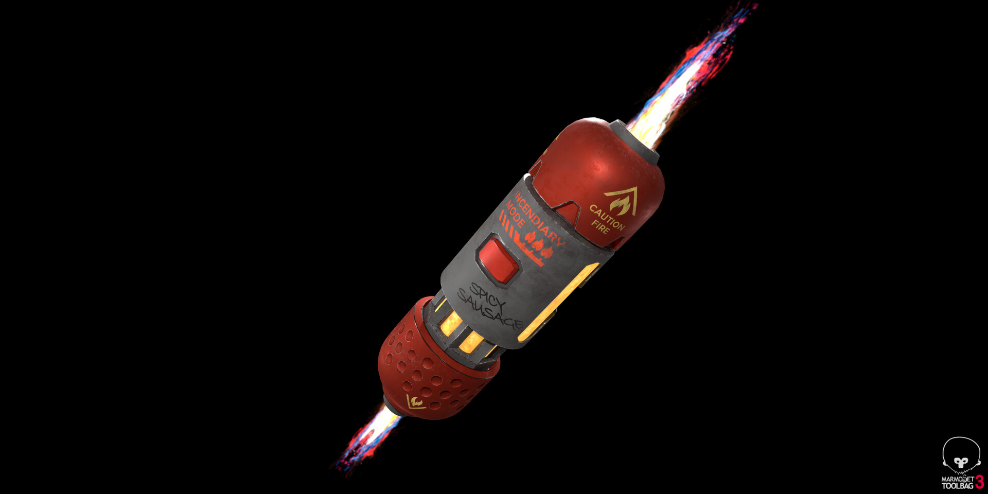 Incendiary Grenade Spicy Sausage - from Apex Legends
