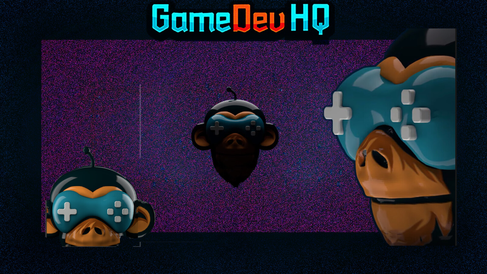 a darker image of the header for gdhq"s affiliate site and transiting it for a bump/ or height map