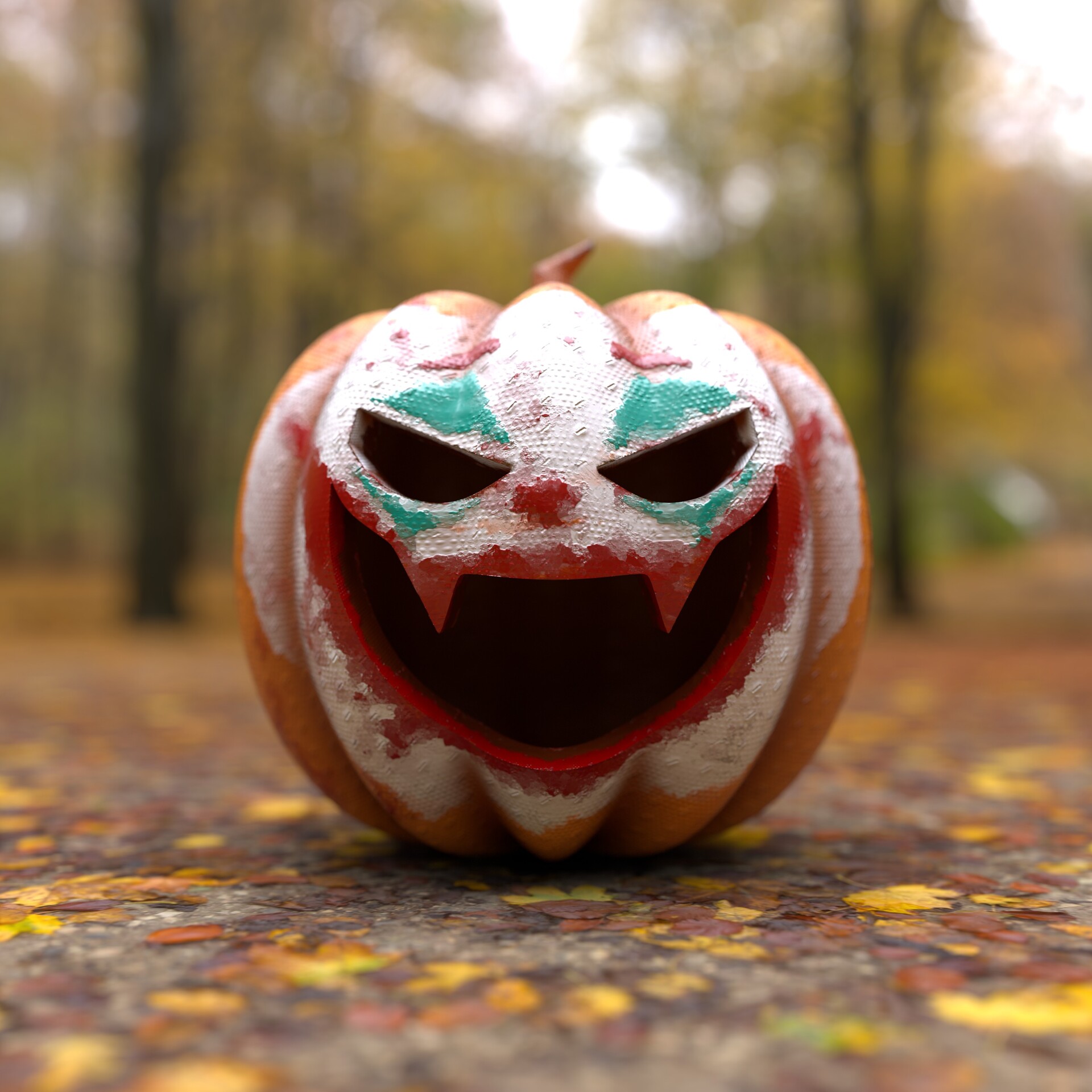 ArtStation - Joker's Pumpkin
