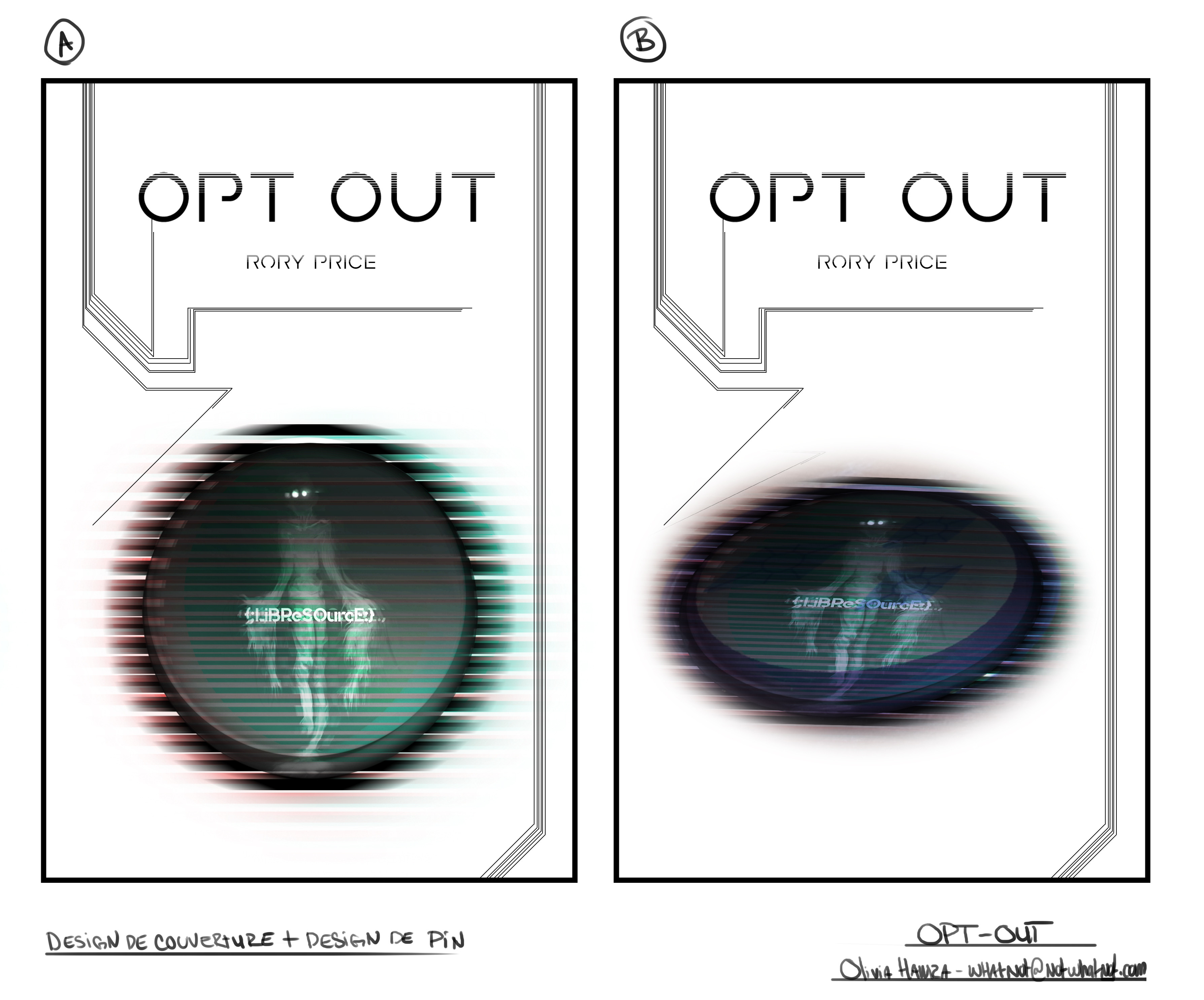 Style research for the angle of the pin