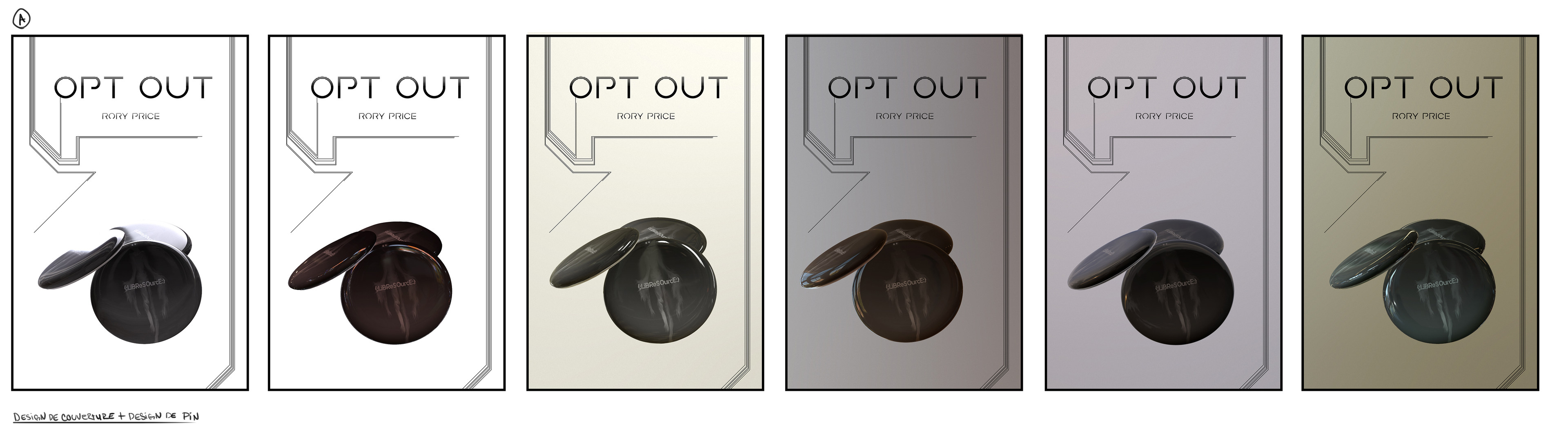 Different color schemes for the final look