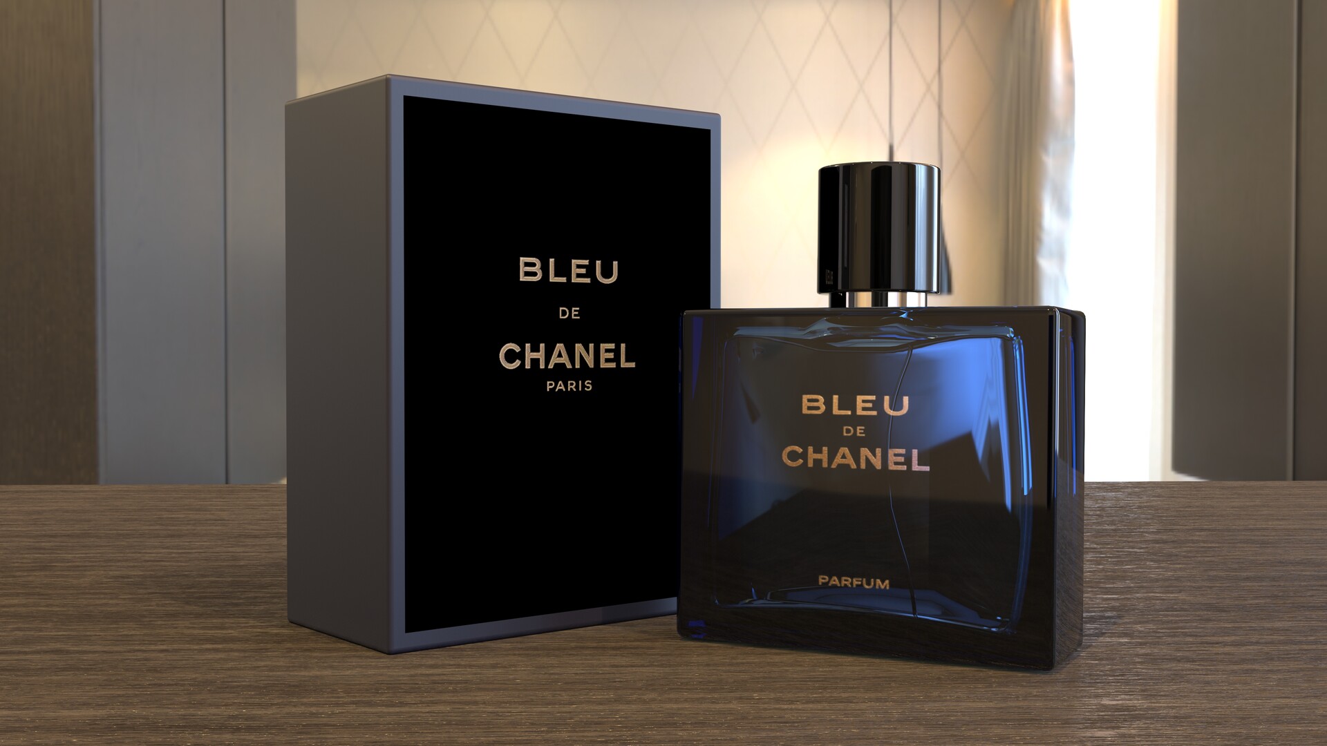 ArtStation - Bleu De Chanel 3D Product Visualization