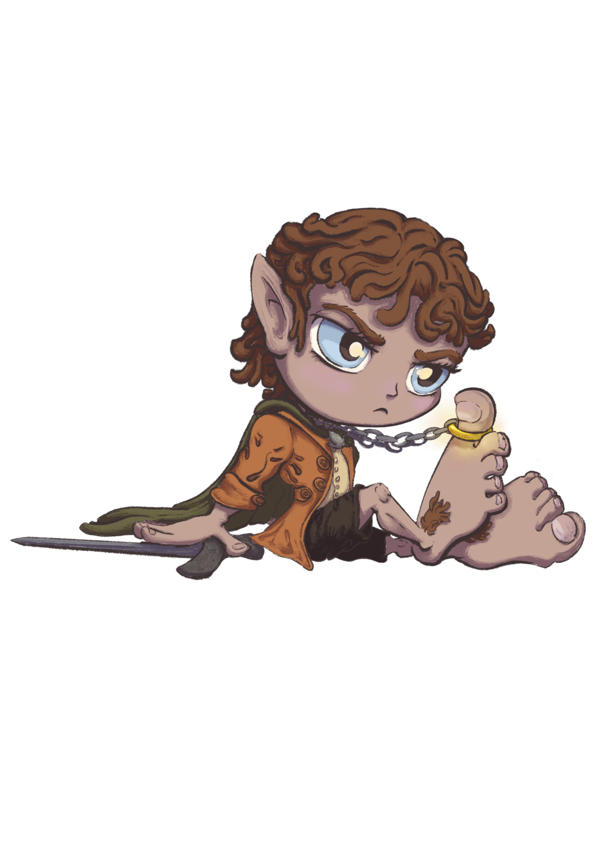 Frodo Baggins Chibi Elizabeth Casua Chibi