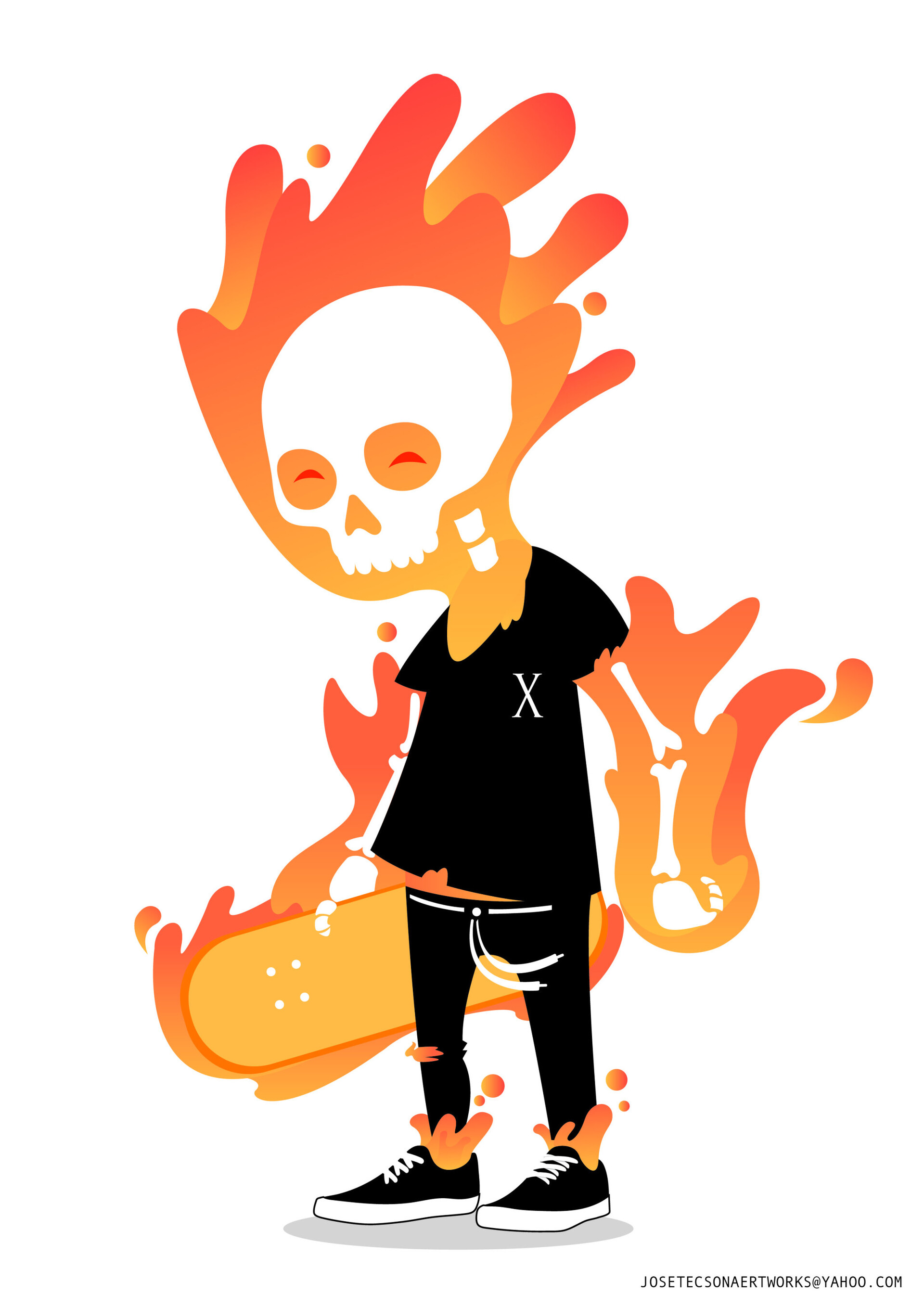 ArtStation - ghost skater