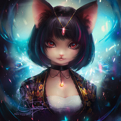 Artstation Axsens Magic elf by axsens on deviantart. artstation axsens