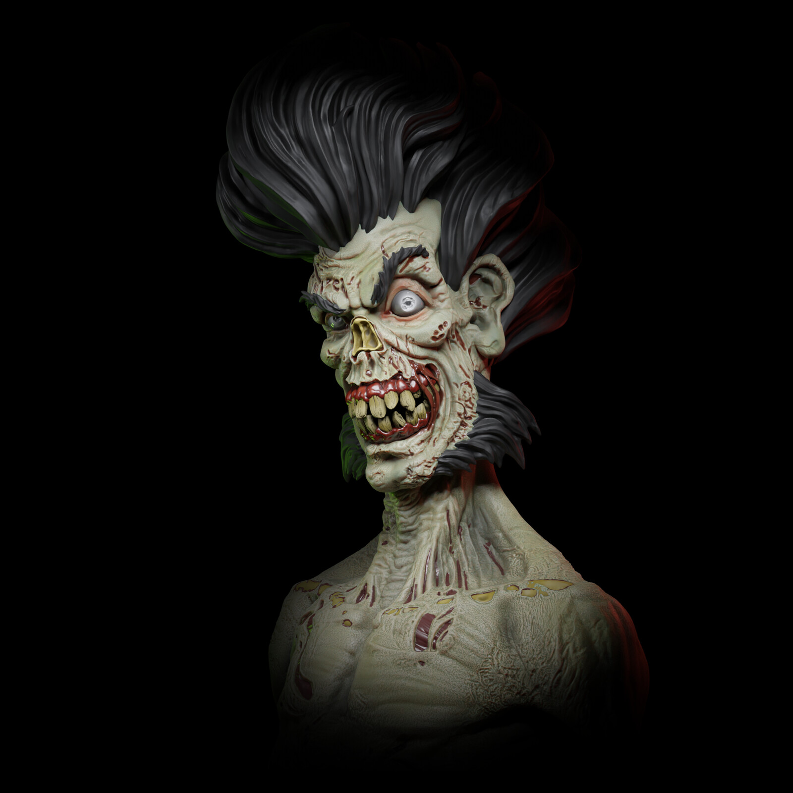 Day 13. Zombie. Inspired by amazing Matt Dixon concept 
