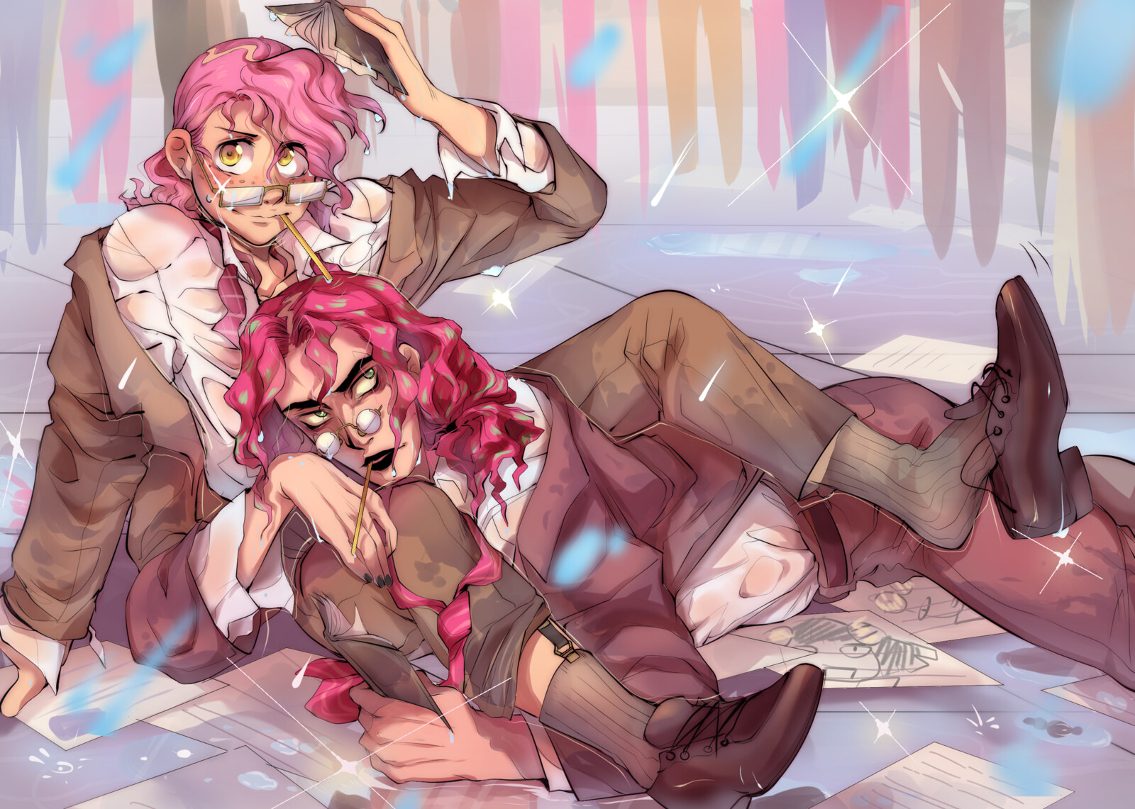 Diavolo X Doppio Fanart Fanart Jjba Doppio Diavolo Sarah Silva Jinme Artstation fanart jjba doppio diavolo sarah