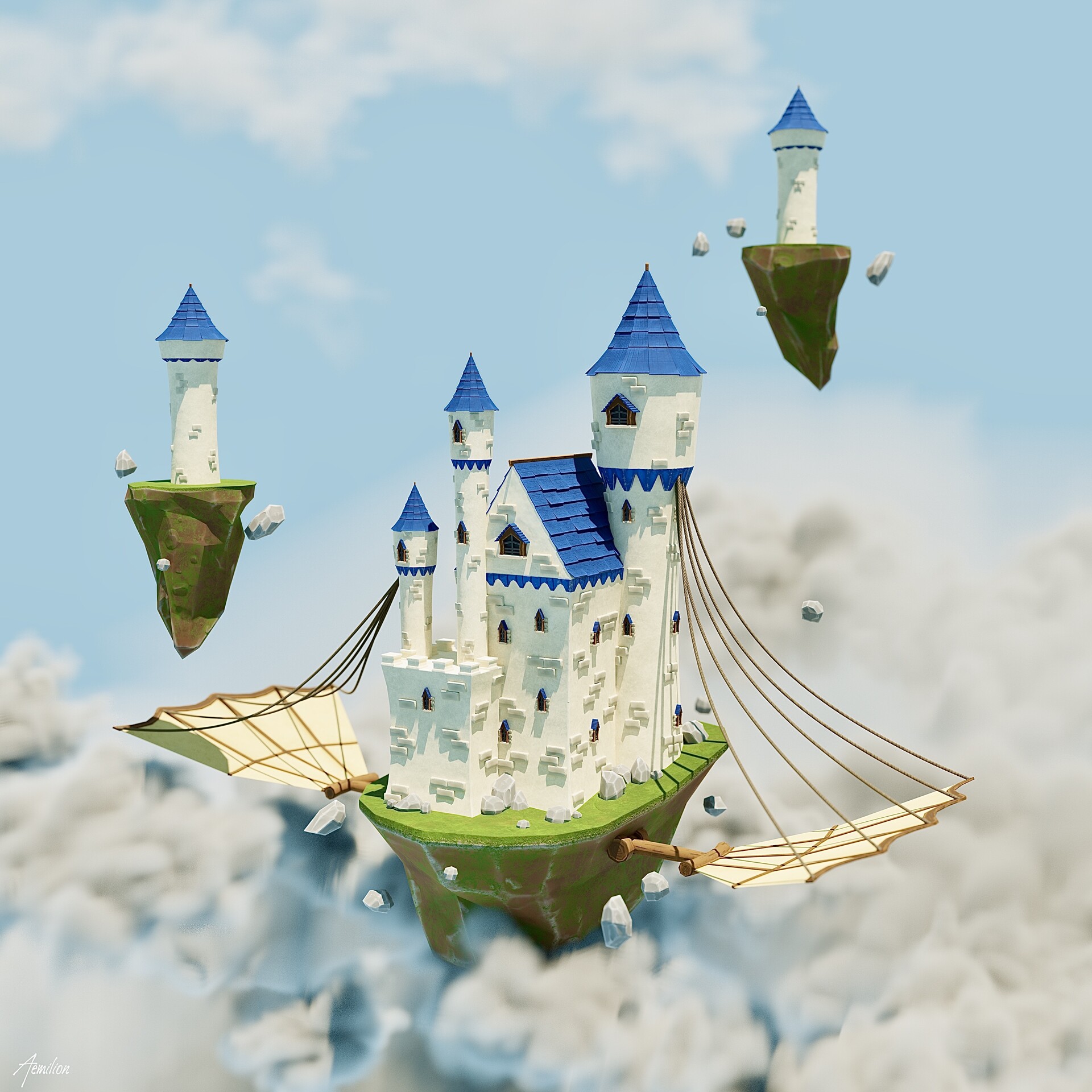 flying castle emil tudor vranceanu